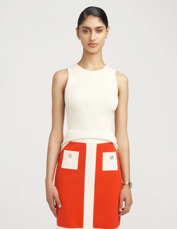 Crewneck Sleeveless Sweater Shell- Sale sold by Anne Klein