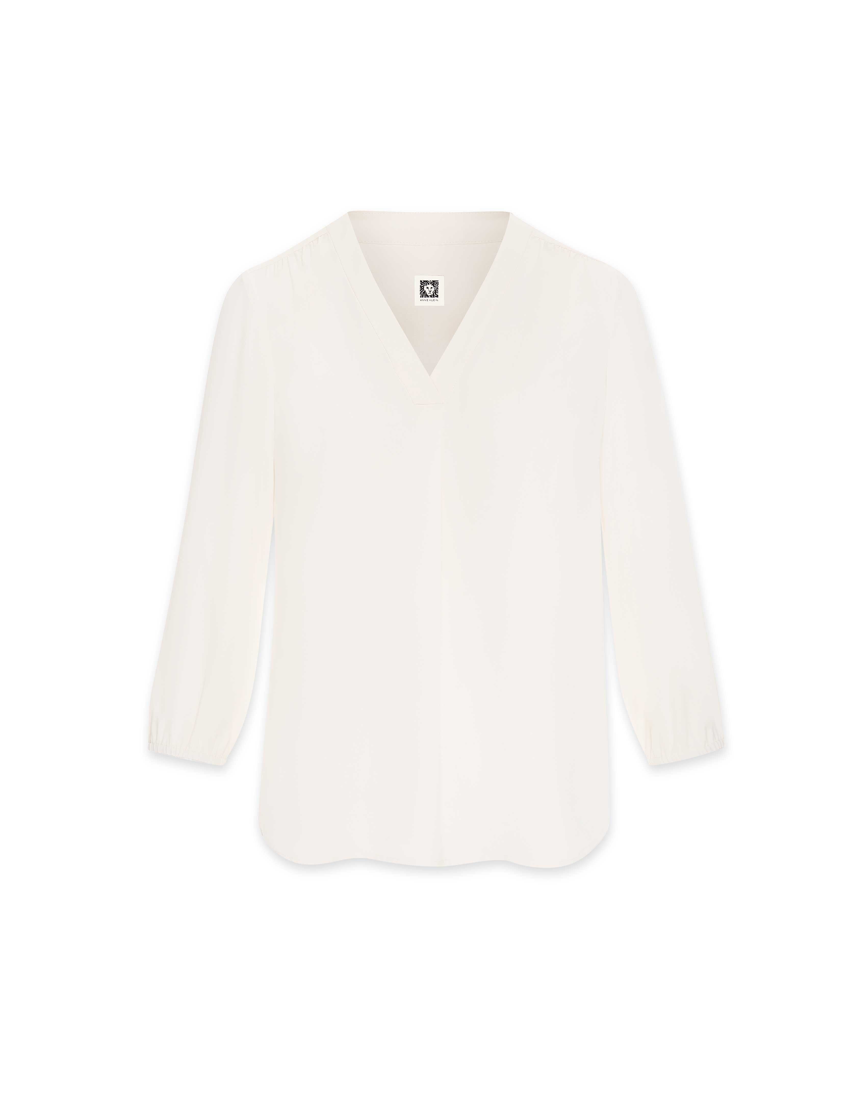 V-Neck Long Sleeve Blouse- Clearance sold by Anne Klein