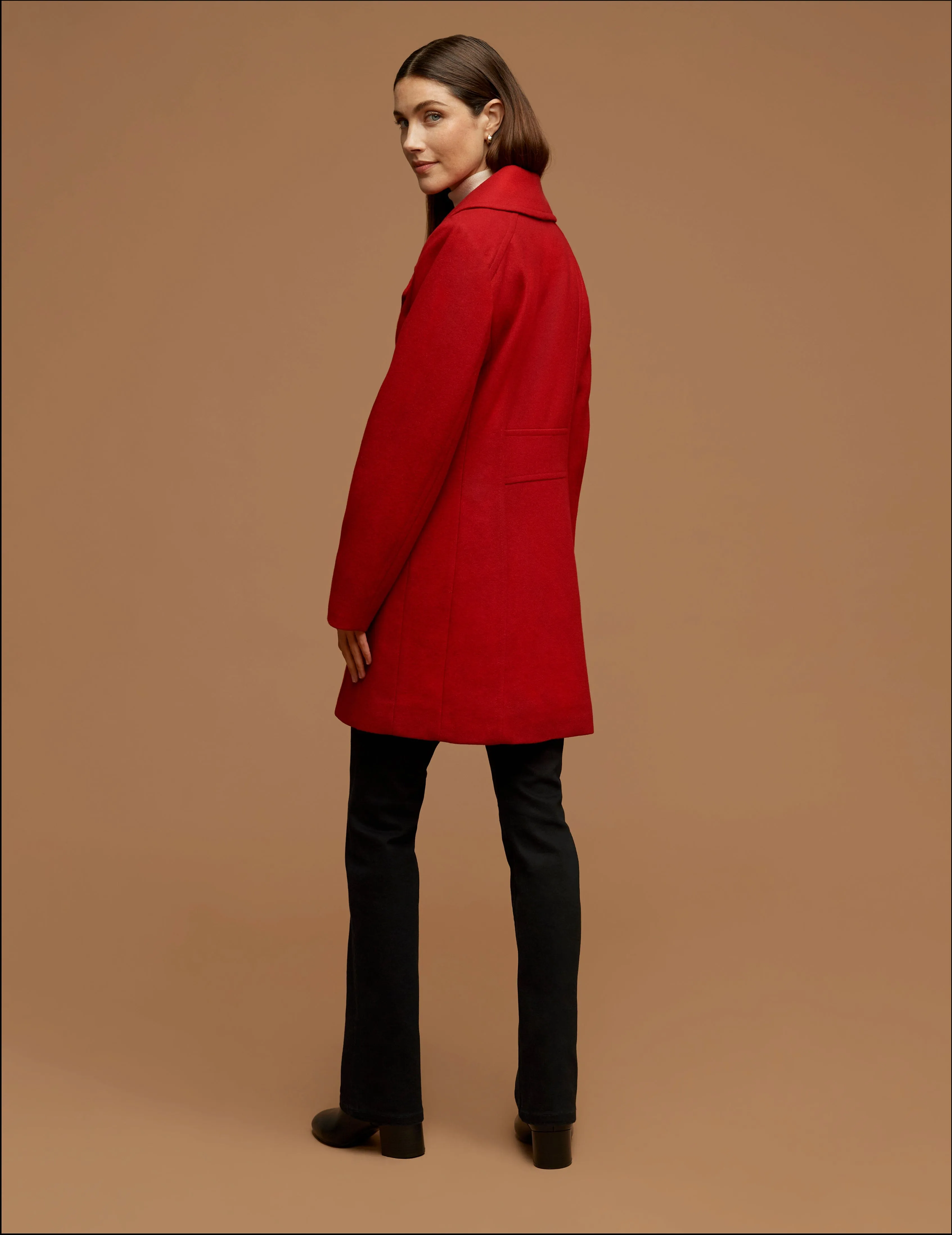Wool Coat With Buttons sold by Anne Klein product image thumbnail 3