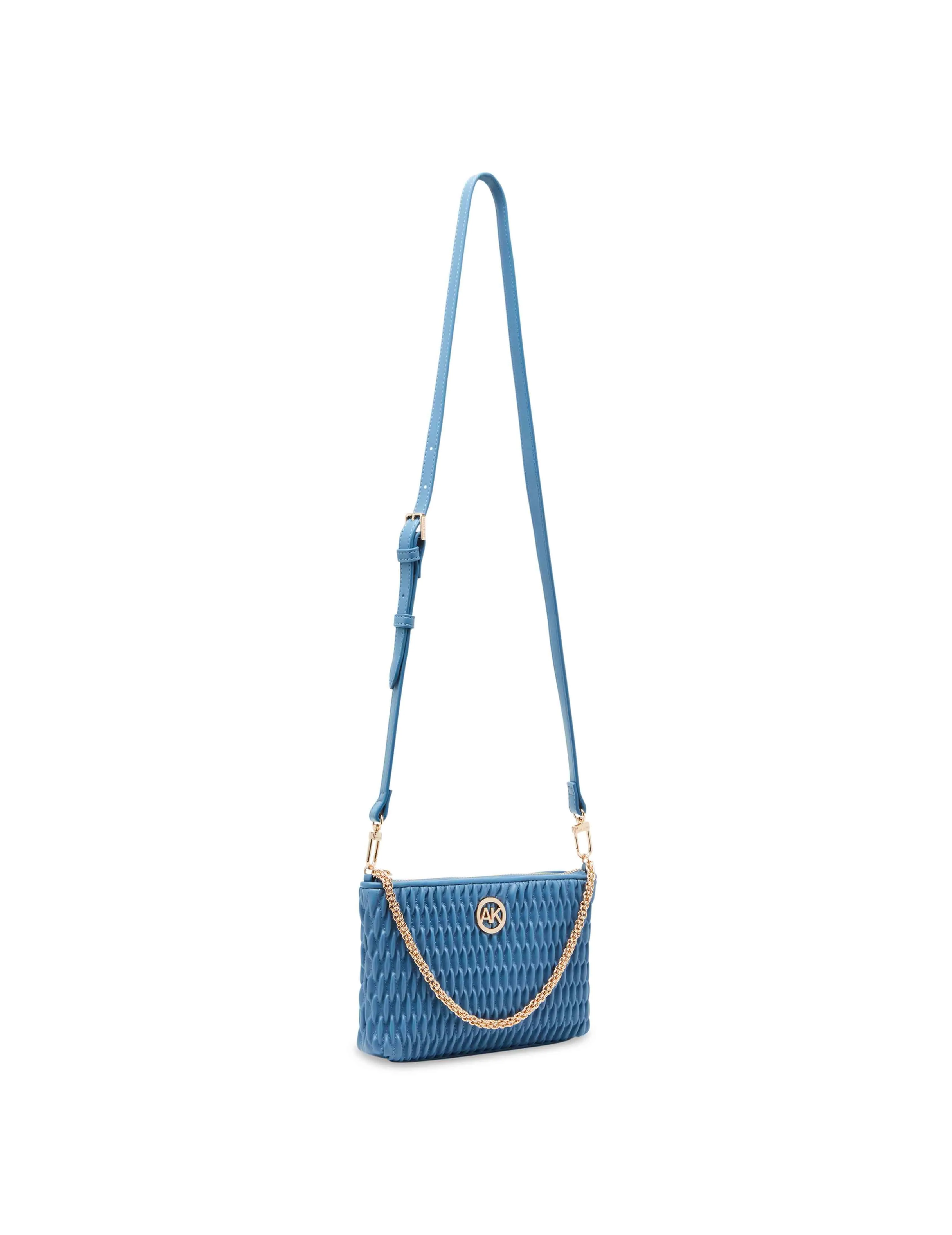 Ruched Crossbody With Chain Swag sold by Anne Klein product image thumbnail 4