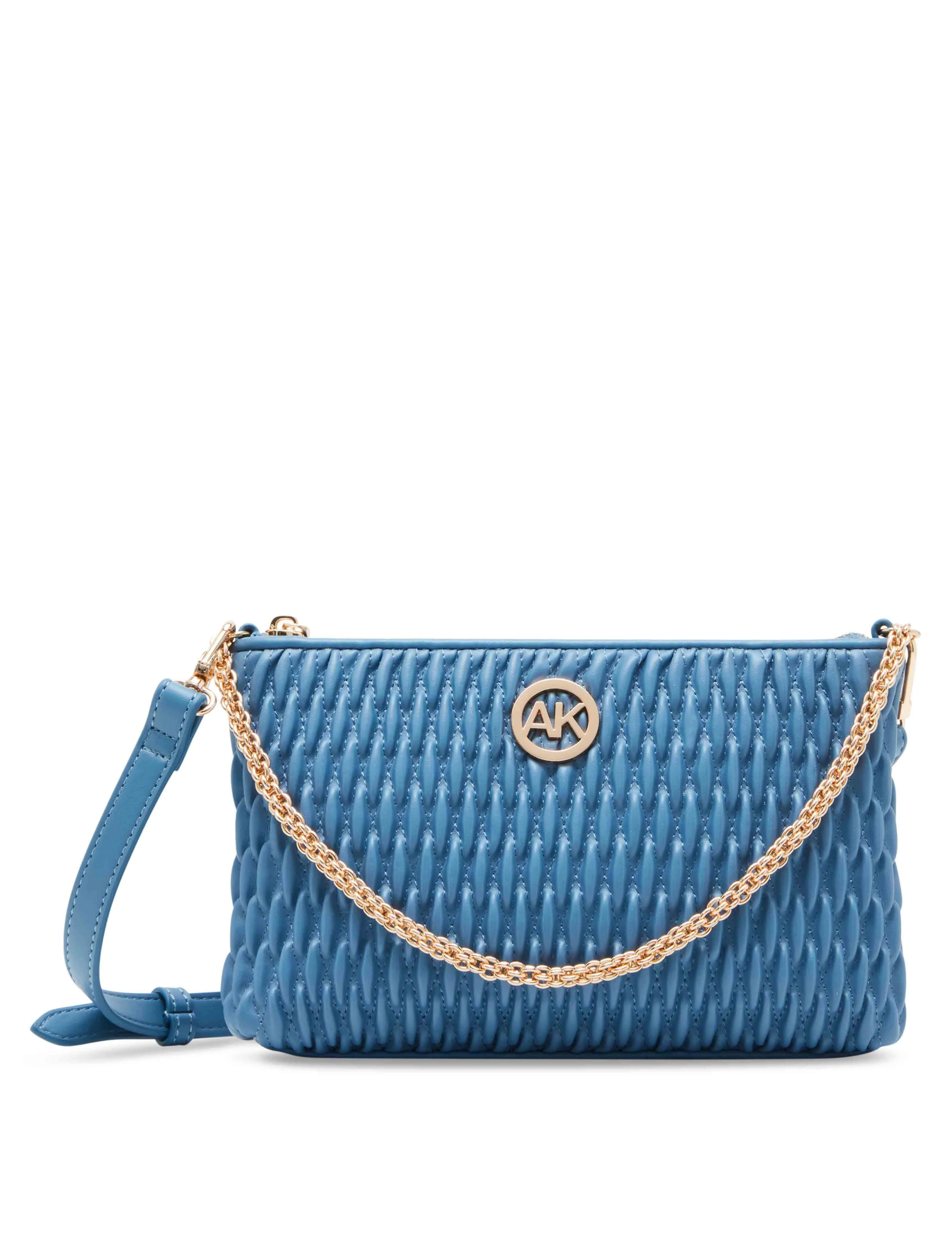 Ruched Crossbody With Chain Swag sold by Anne Klein