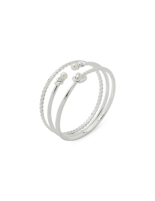 Set of Knot Roped Bangles in Gift Box made by Anne Klein