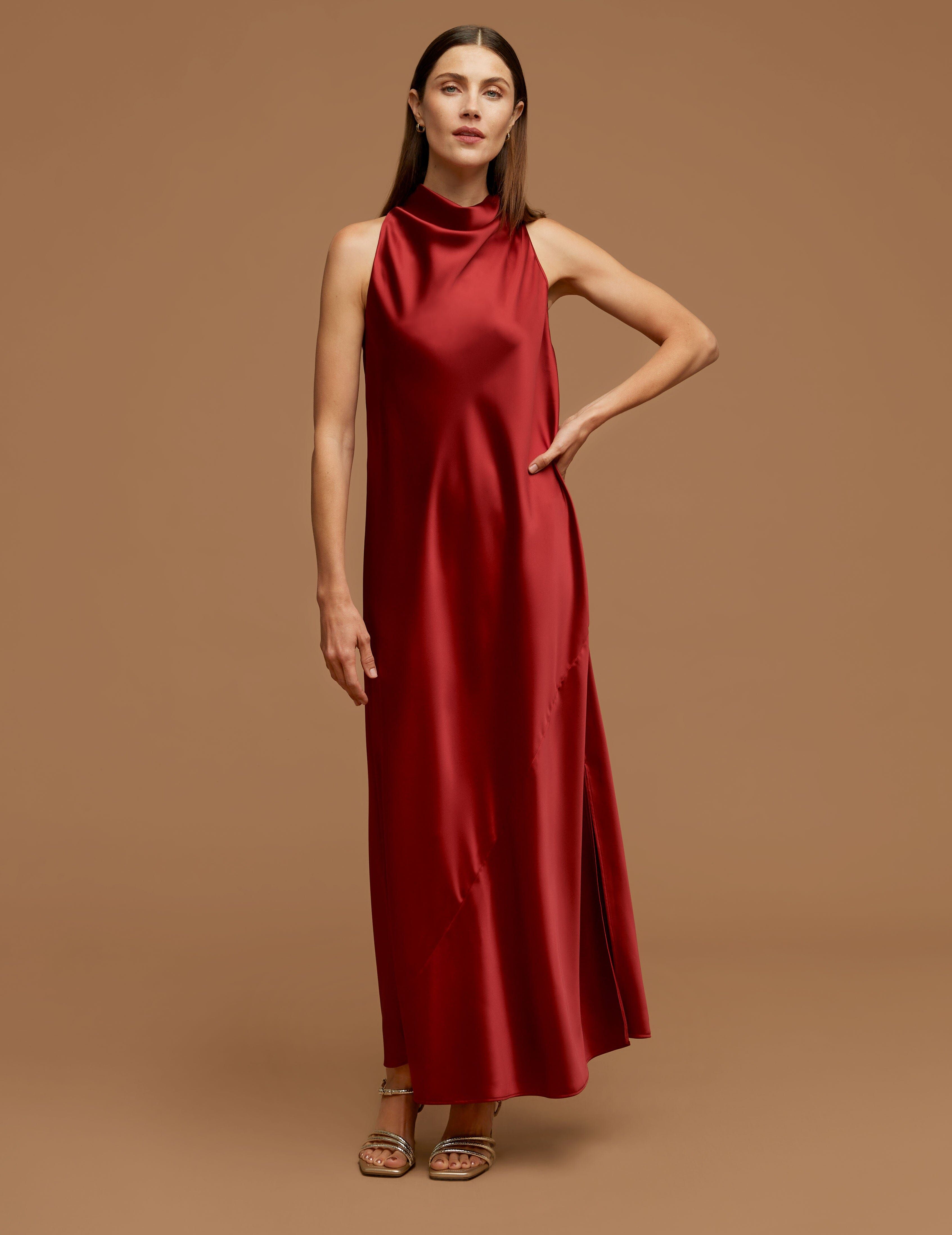 Cowl Neck Midi Dress sold by Anne Klein