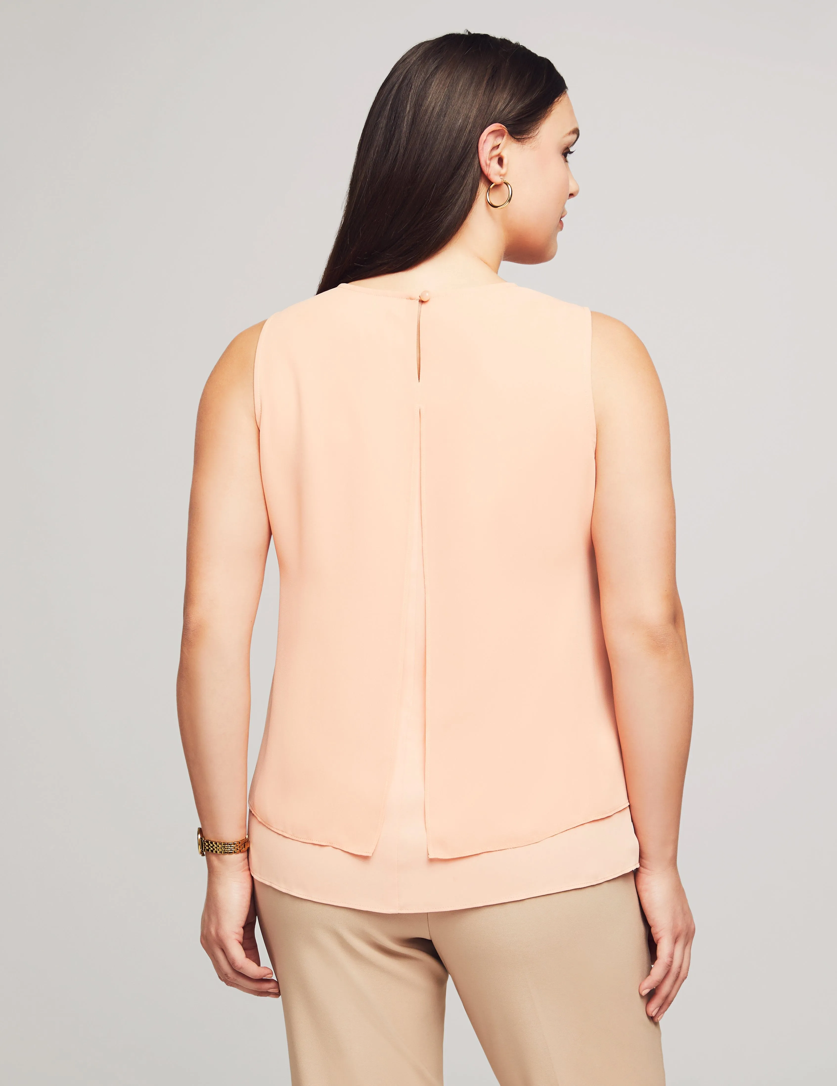 Sleeveless Double Layer Blouse- Sale sold by Anne Klein product image thumbnail 2