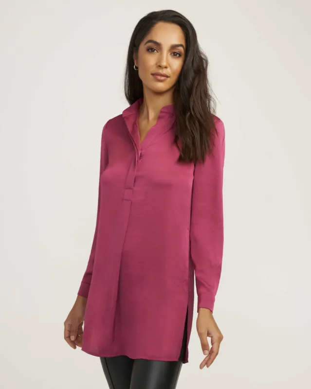 Solid Nehru Tunic- Sale sold by Anne Klein