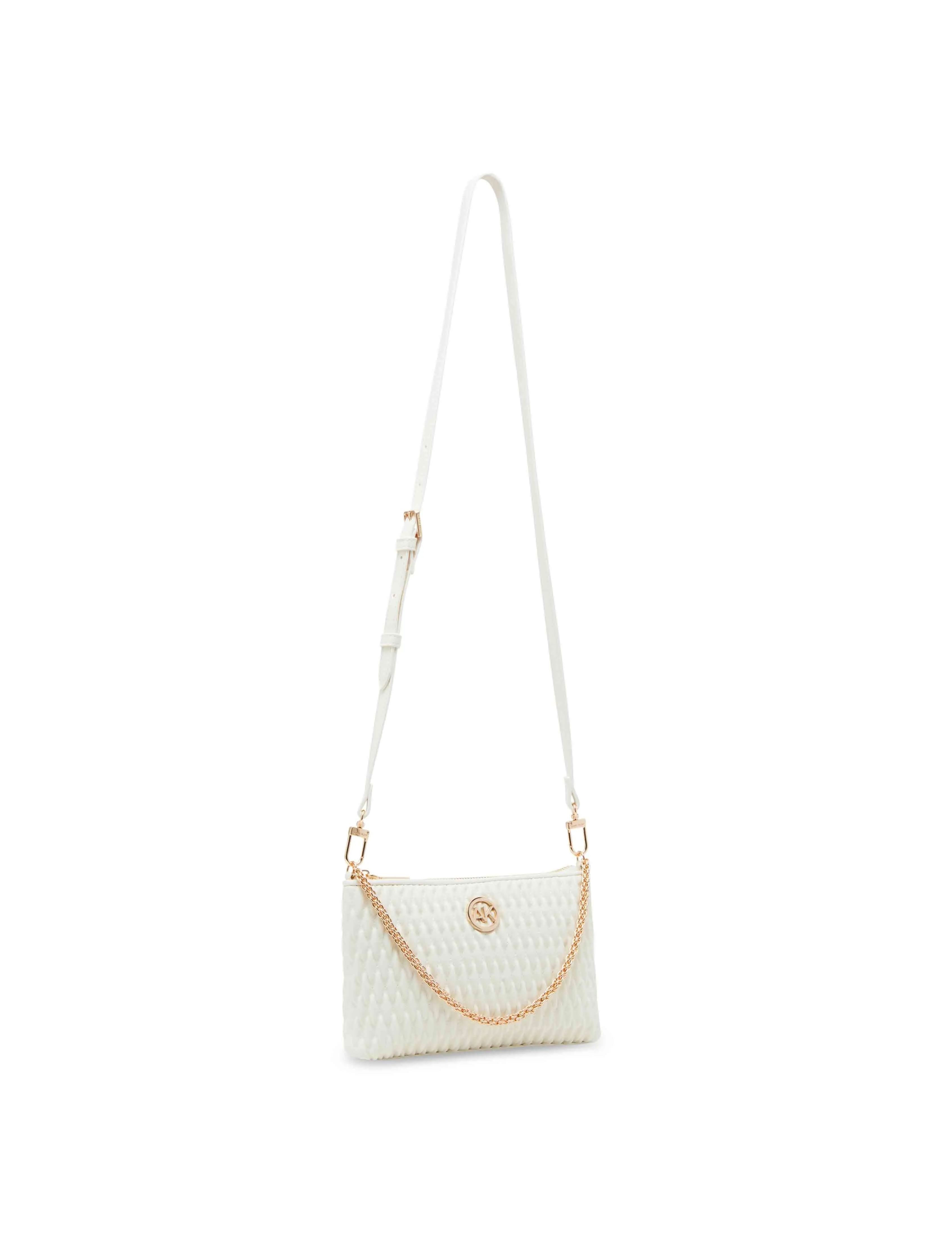 Ruched Crossbody With Chain Swag sold by Anne Klein product image thumbnail 3