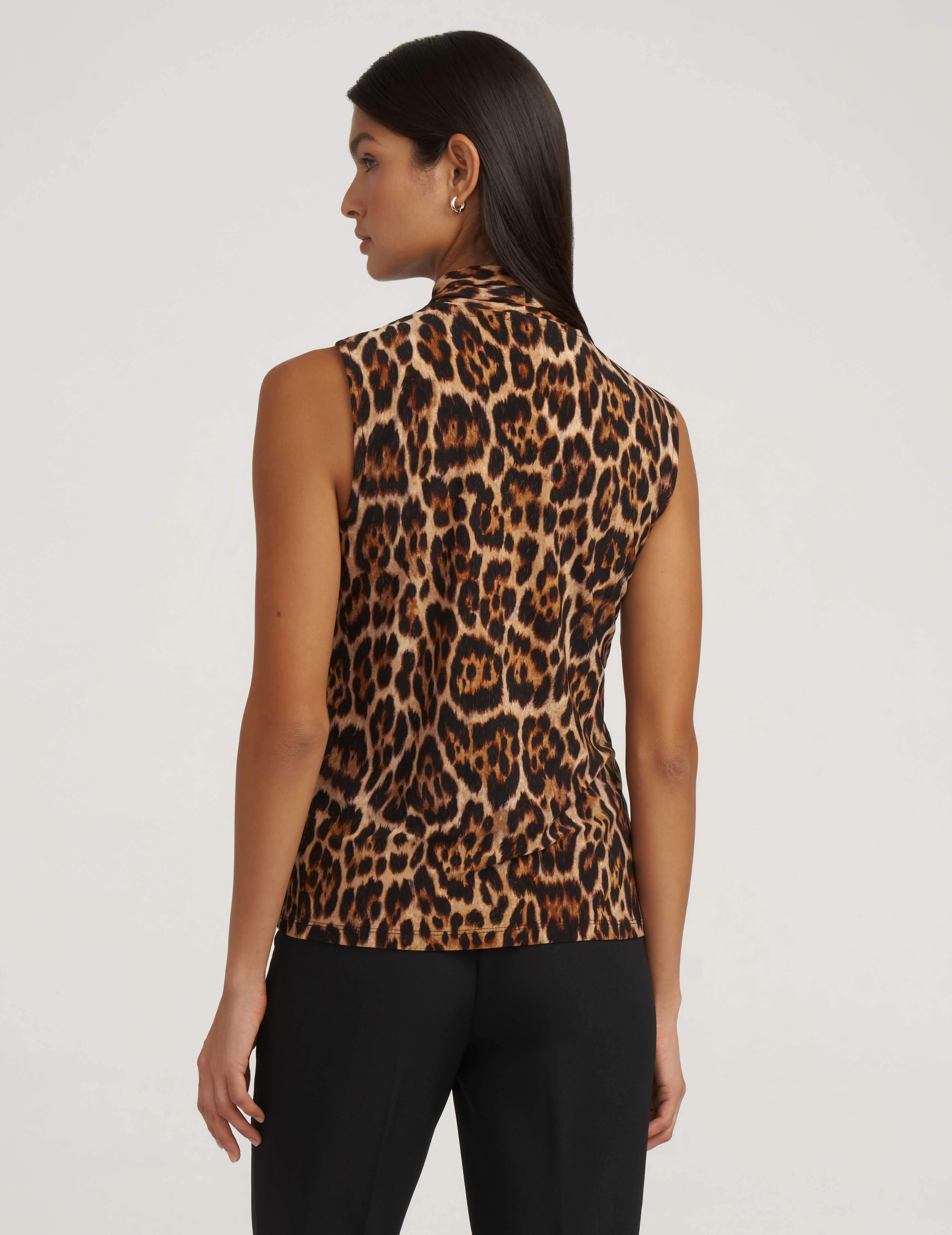 Print Triple Pleat Top- Clearance sold by Anne Klein product image thumbnail 4