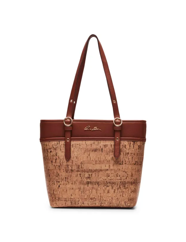 Cork Pocket Tote made by Anne Klein