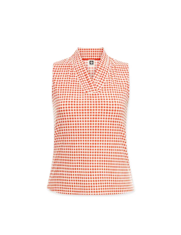 Plus Size Pearly Dot Triple Pleat Top- Clearance sold by Anne Klein