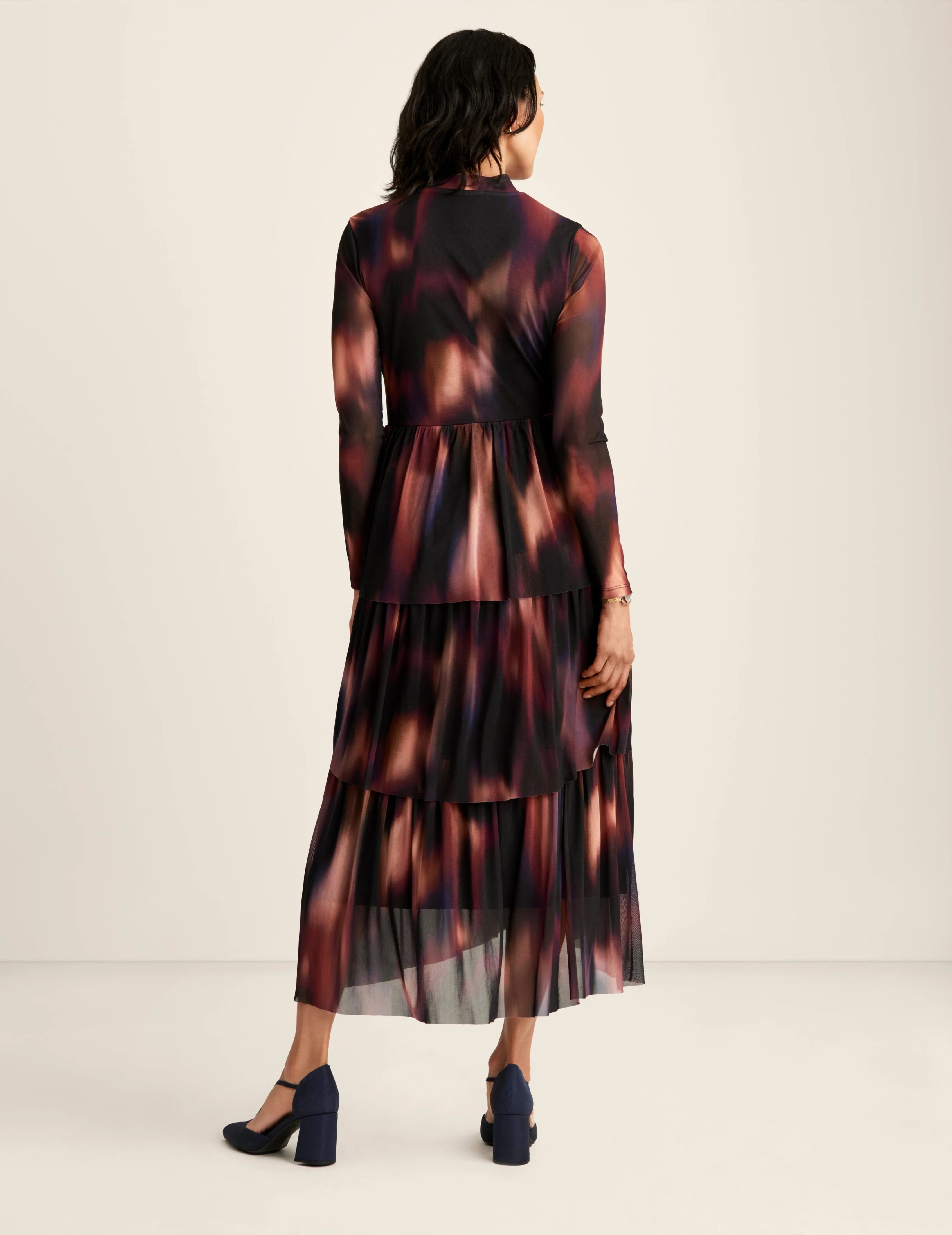 Mock Neck Tiered Dress sold by Anne Klein product image thumbnail 2