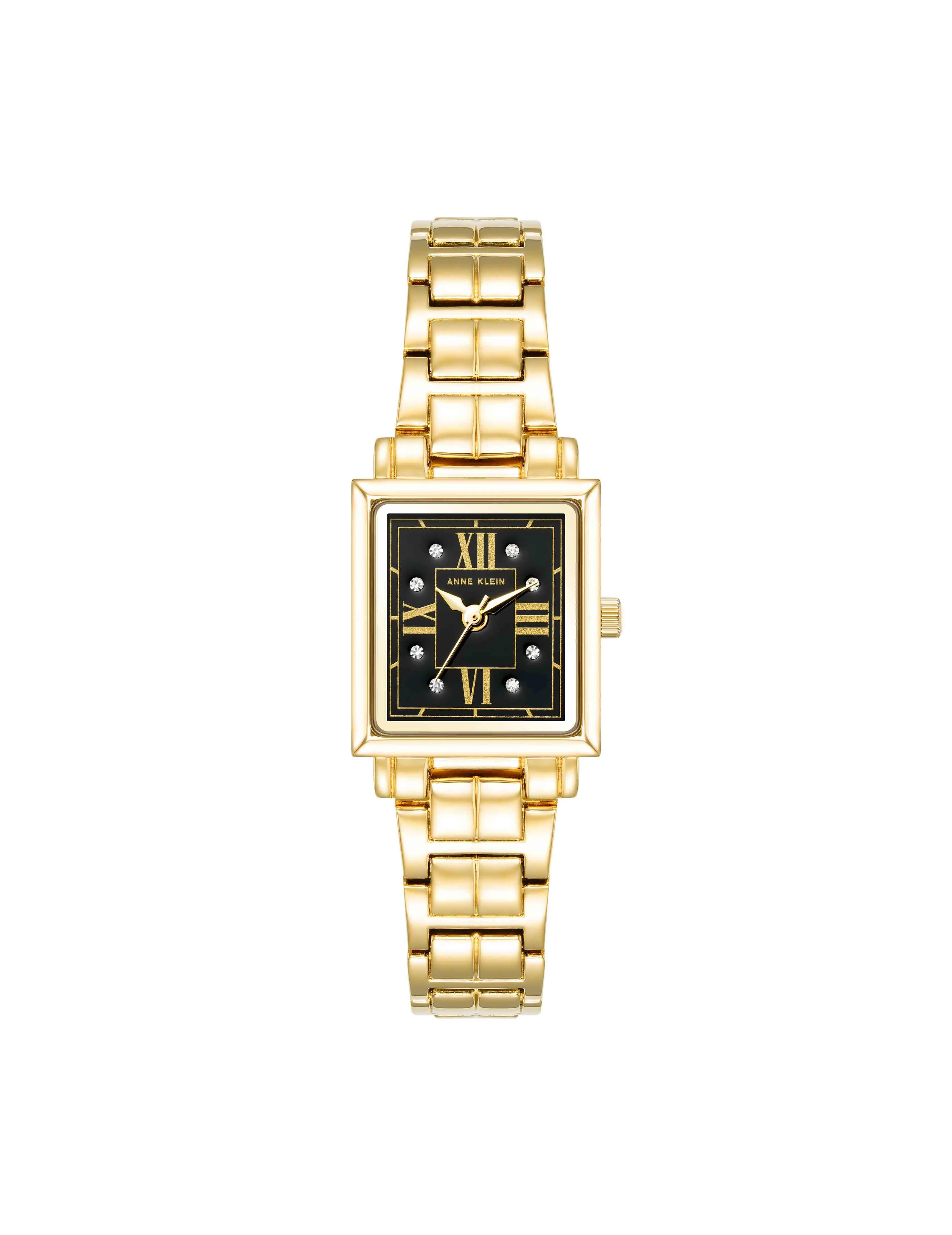 Square Watch With Premium Crystal Accents sold by Anne Klein