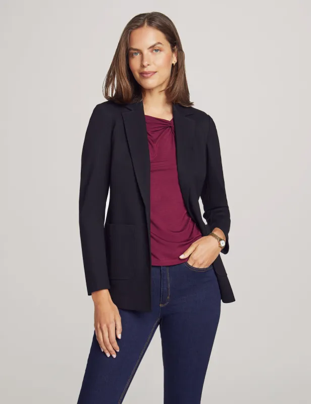Collection Compression Notch Collar Blazer sold by Anne Klein