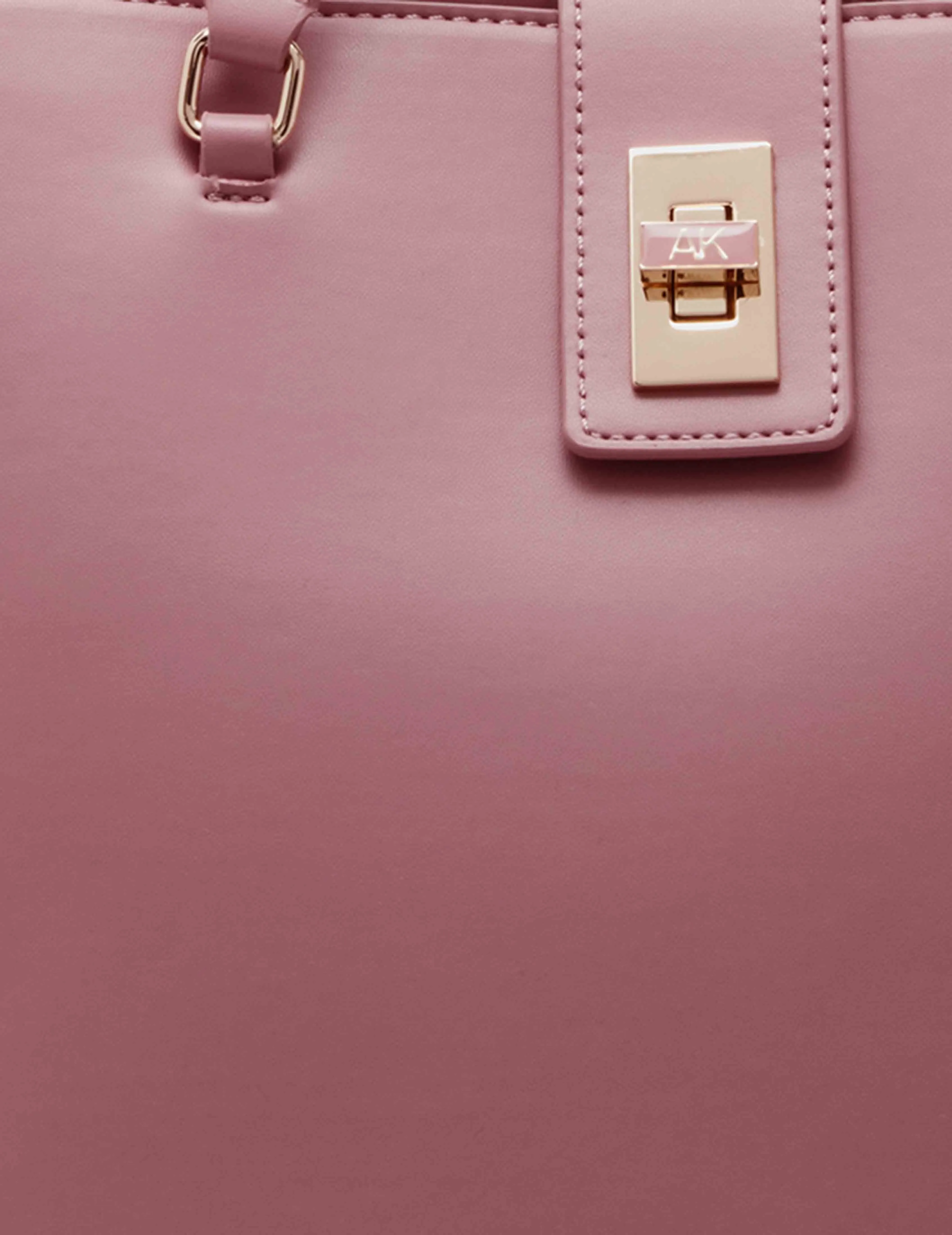 Large Tote With Enamel Turn Lock sold by Anne Klein product image thumbnail 3