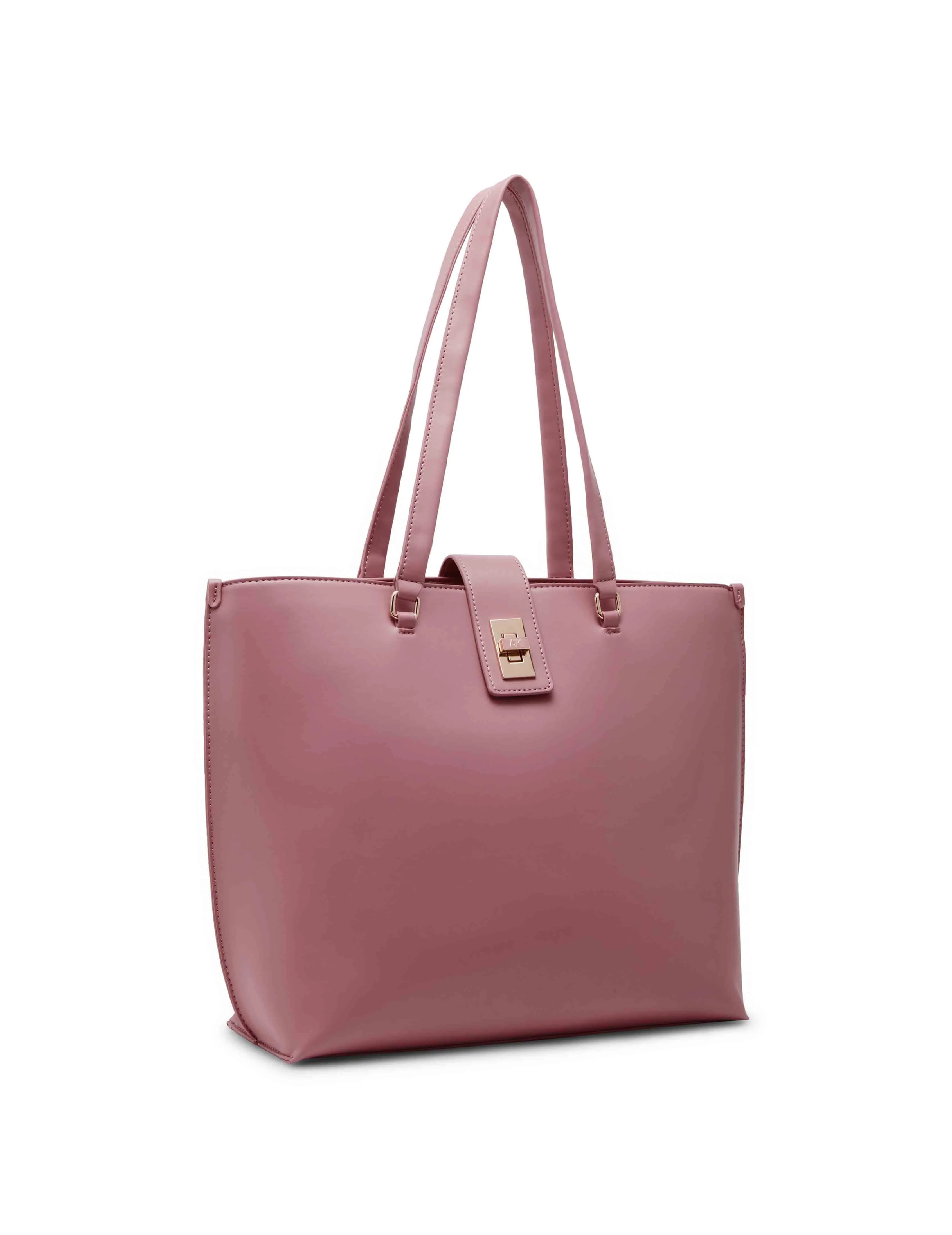 Large Tote With Enamel Turn Lock sold by Anne Klein product image thumbnail 5