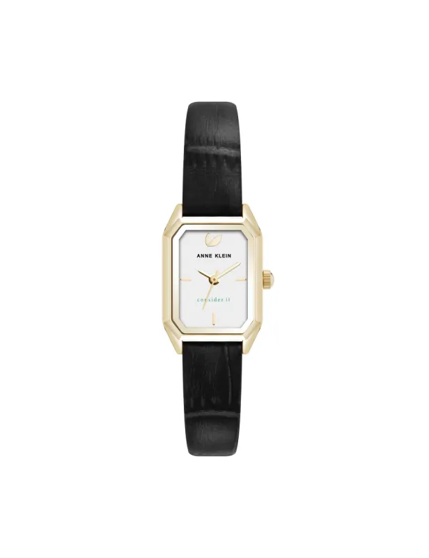 Consider It Octagonal Leather Band Watch sold by Anne Klein