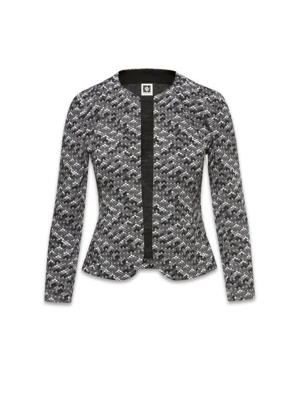 Knit Jacquard Tulip Jacket- Clearance sold by Anne Klein