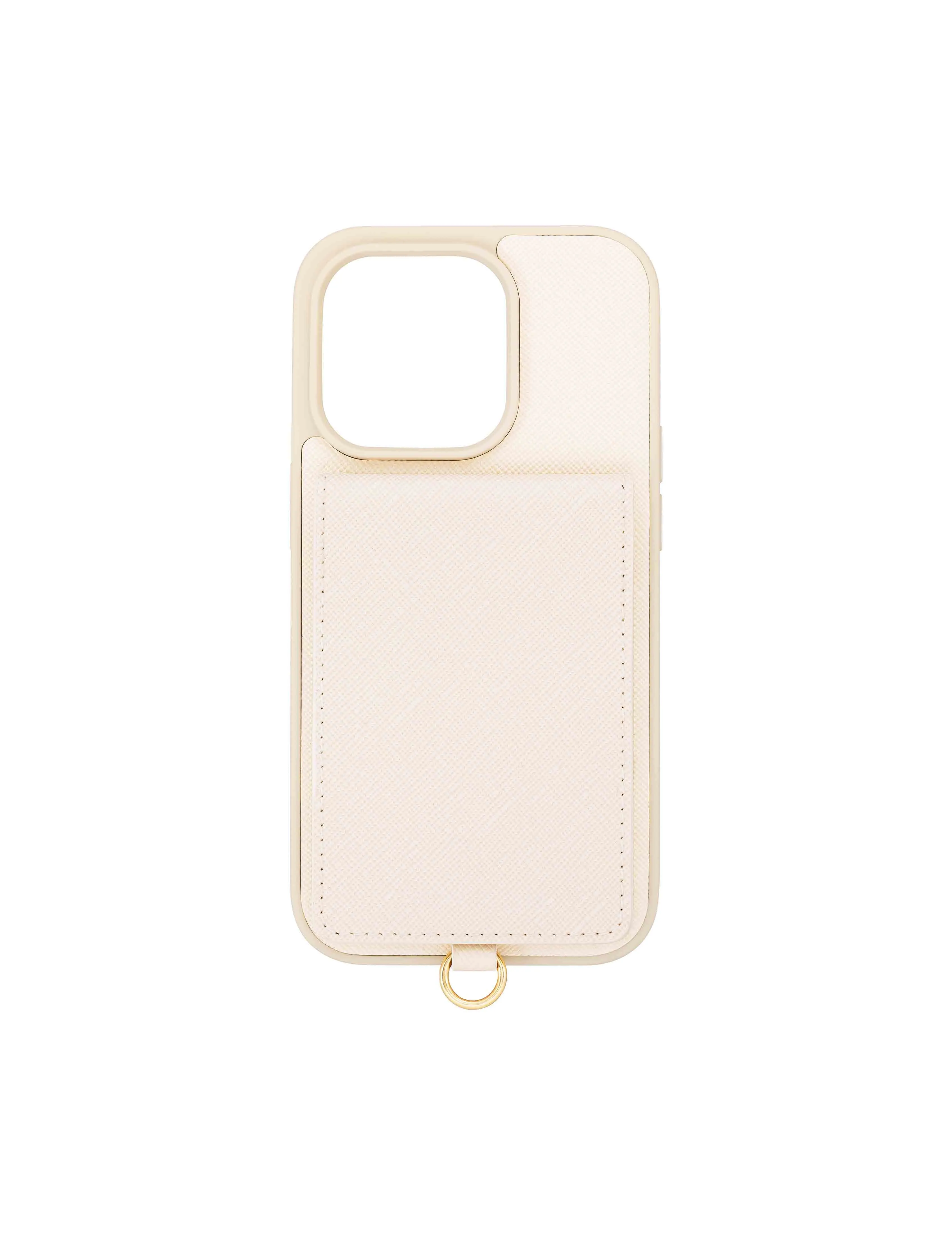Saffiano Vegan Leather iPhone® 15 Pro Case sold by Anne Klein