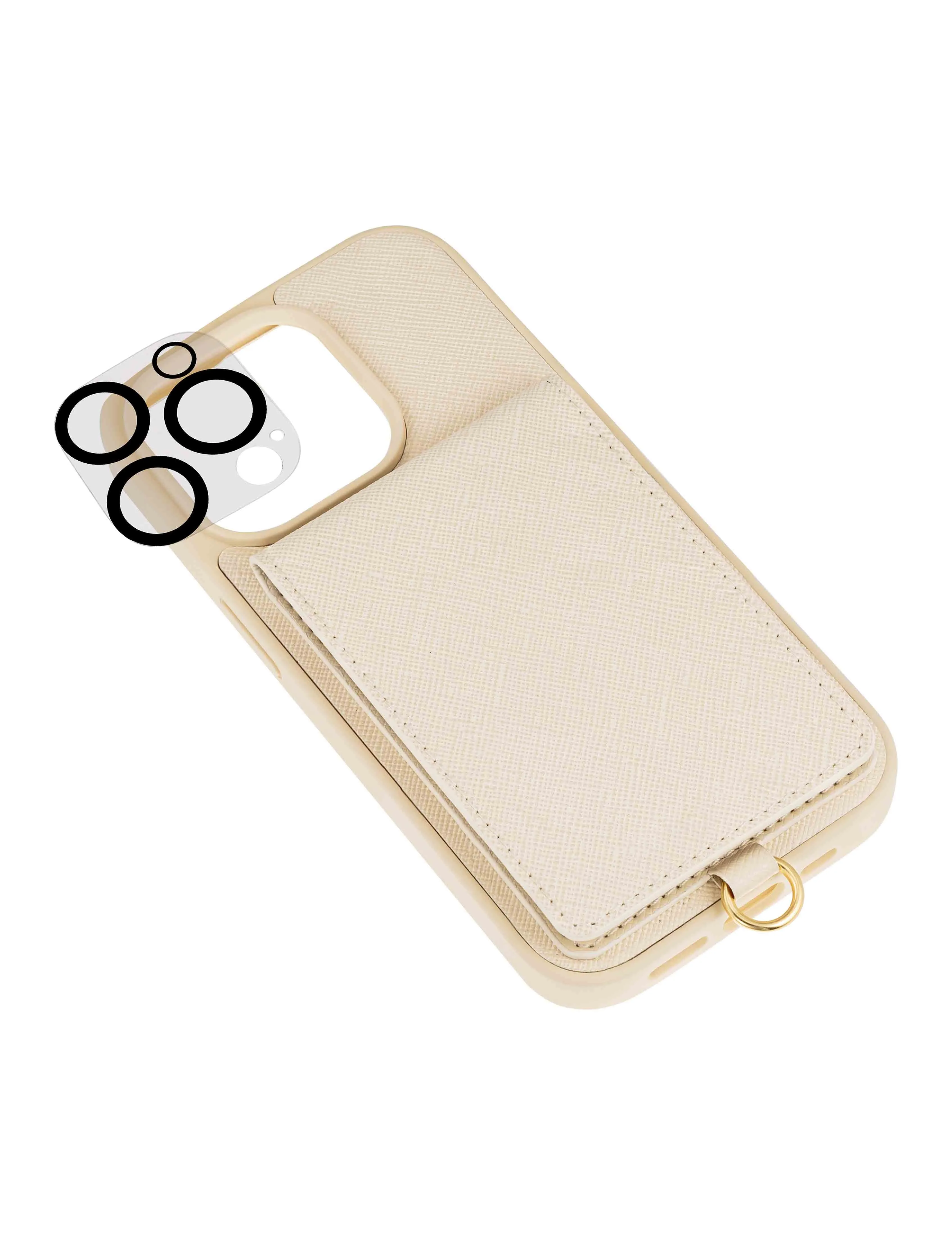 Saffiano Vegan Leather iPhone® 15 Pro Case sold by Anne Klein product image thumbnail 3