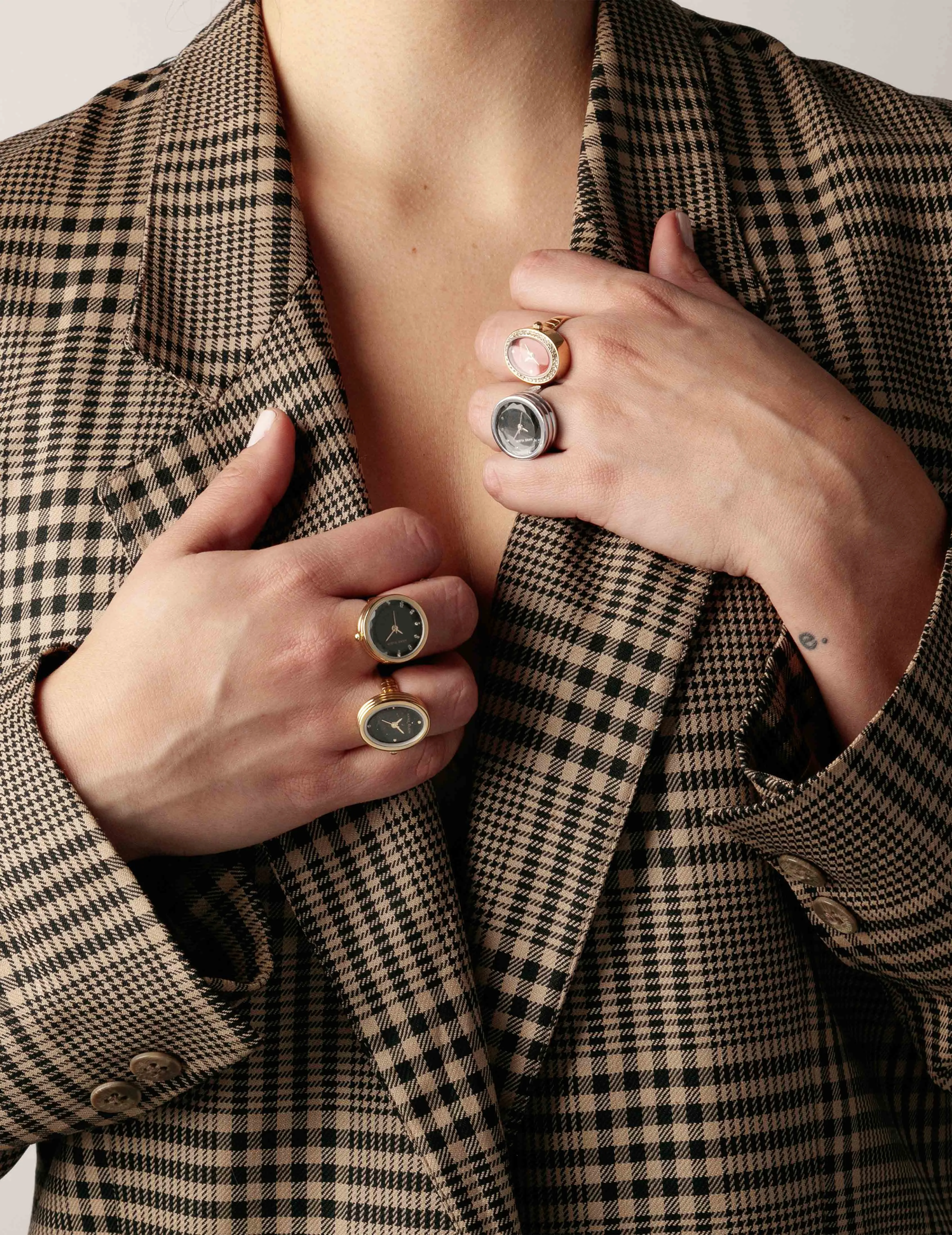 Faceted Crystal Ring Watch sold by Anne Klein product image thumbnail 5