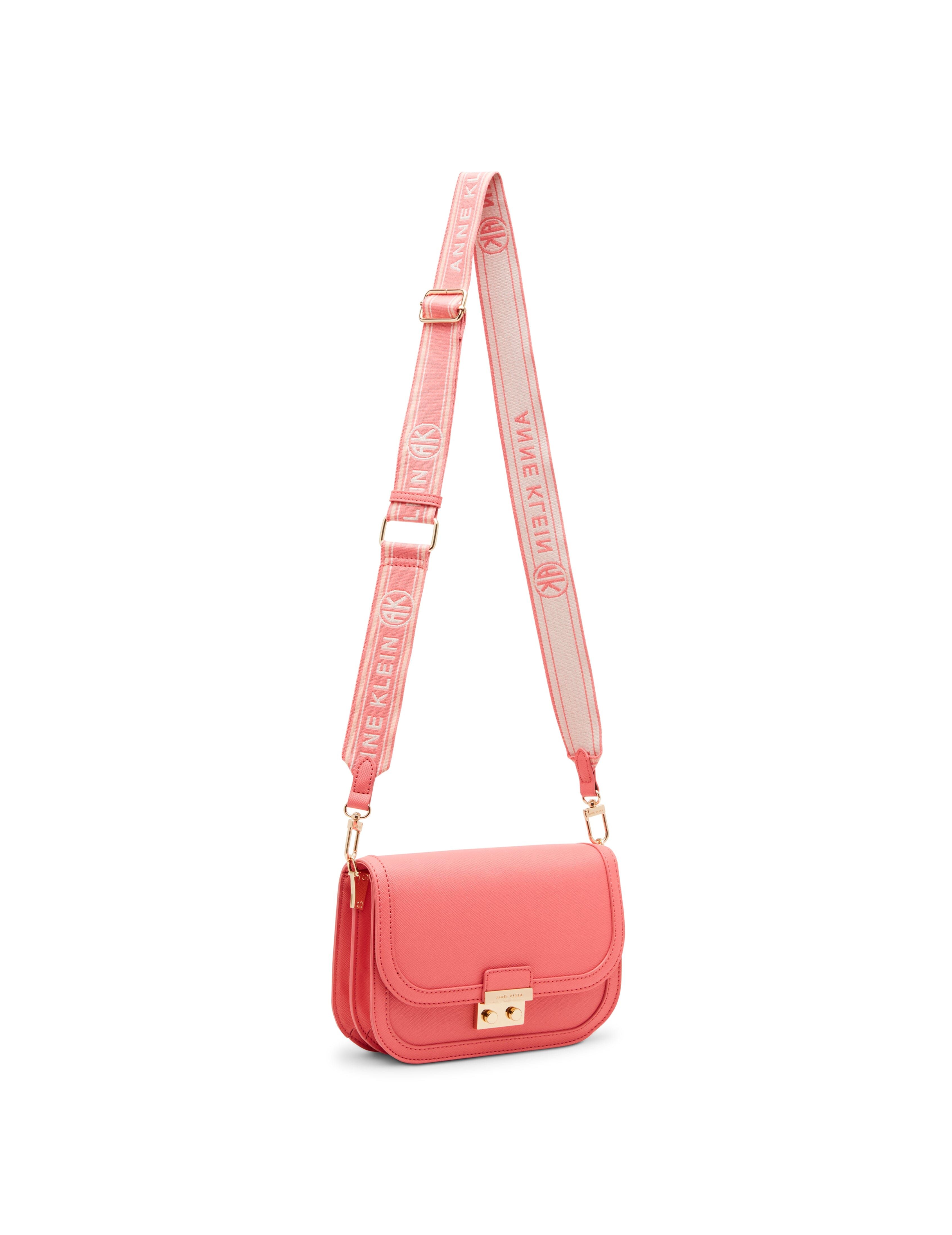 Medium Flap Crossbody With Push Lock And Web Strap sold by Anne Klein product image thumbnail 4
