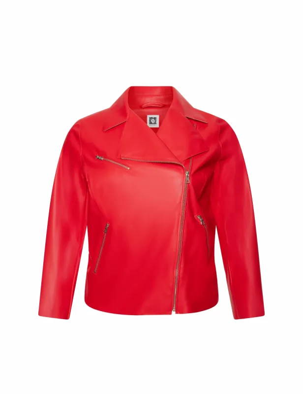 Plus Size Zip Front Moto Jacket- Clearance sold by Anne Klein