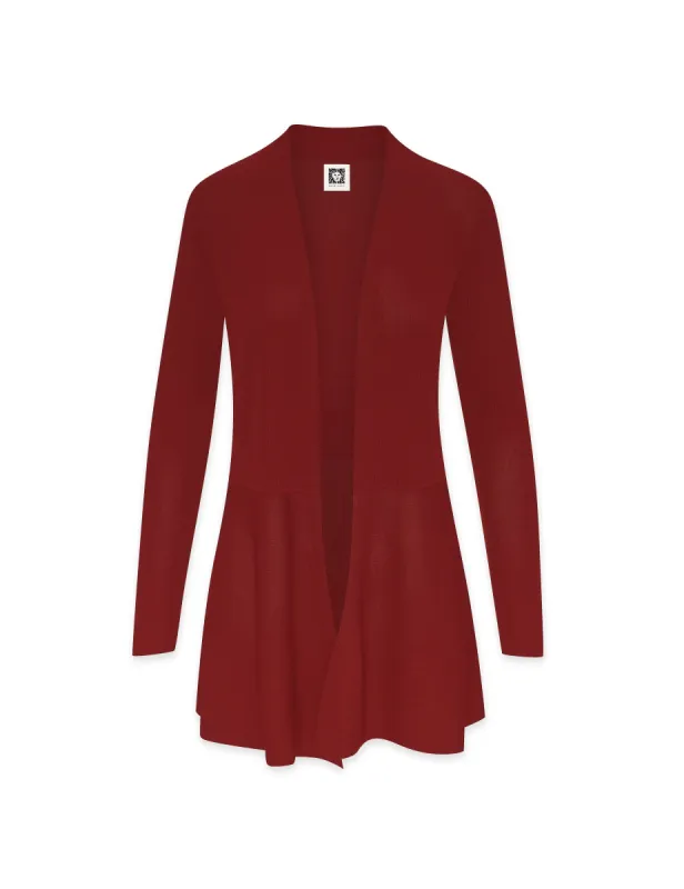 Monterey Long Waist Seamed Cardigan- Clearance made by Kasper