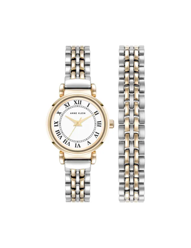 Roman Numeral Dial Bracelet Watch Set sold by Anne Klein