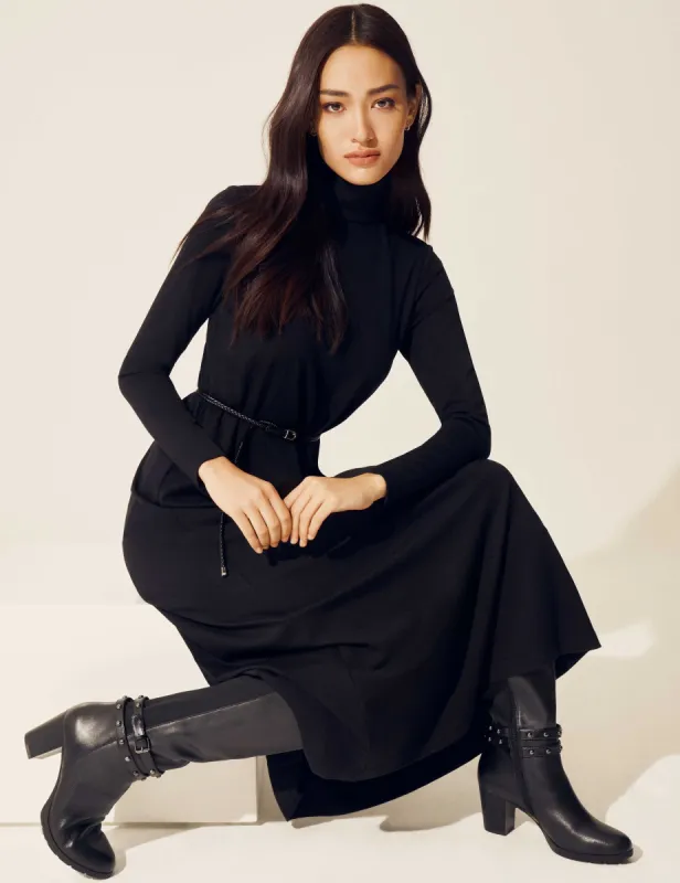 Belted Serenity Knit Midi Dress- Sale sold by Anne Klein