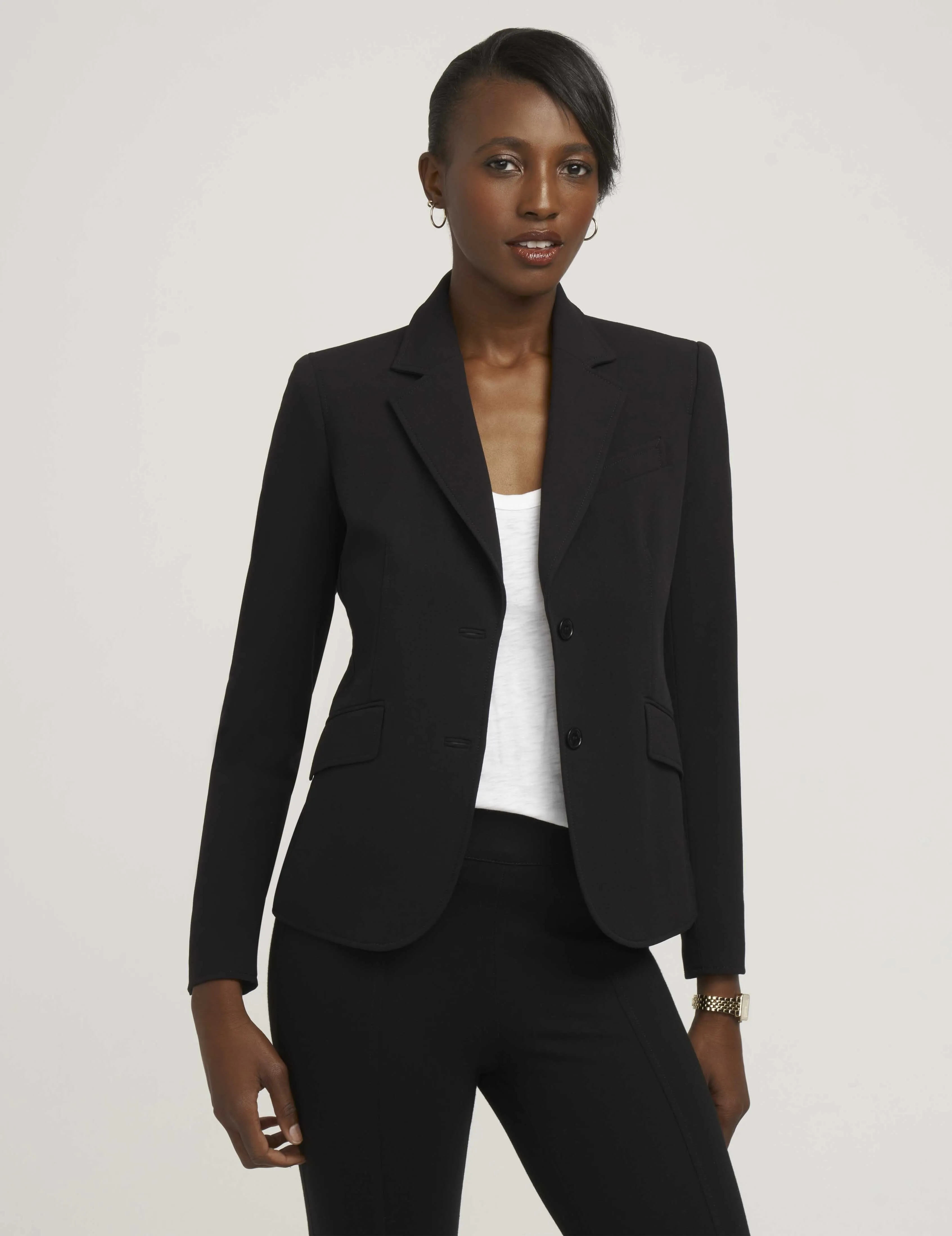 Notch Collar 2 Button Jacket- Sale sold by Anne Klein product image thumbnail 3