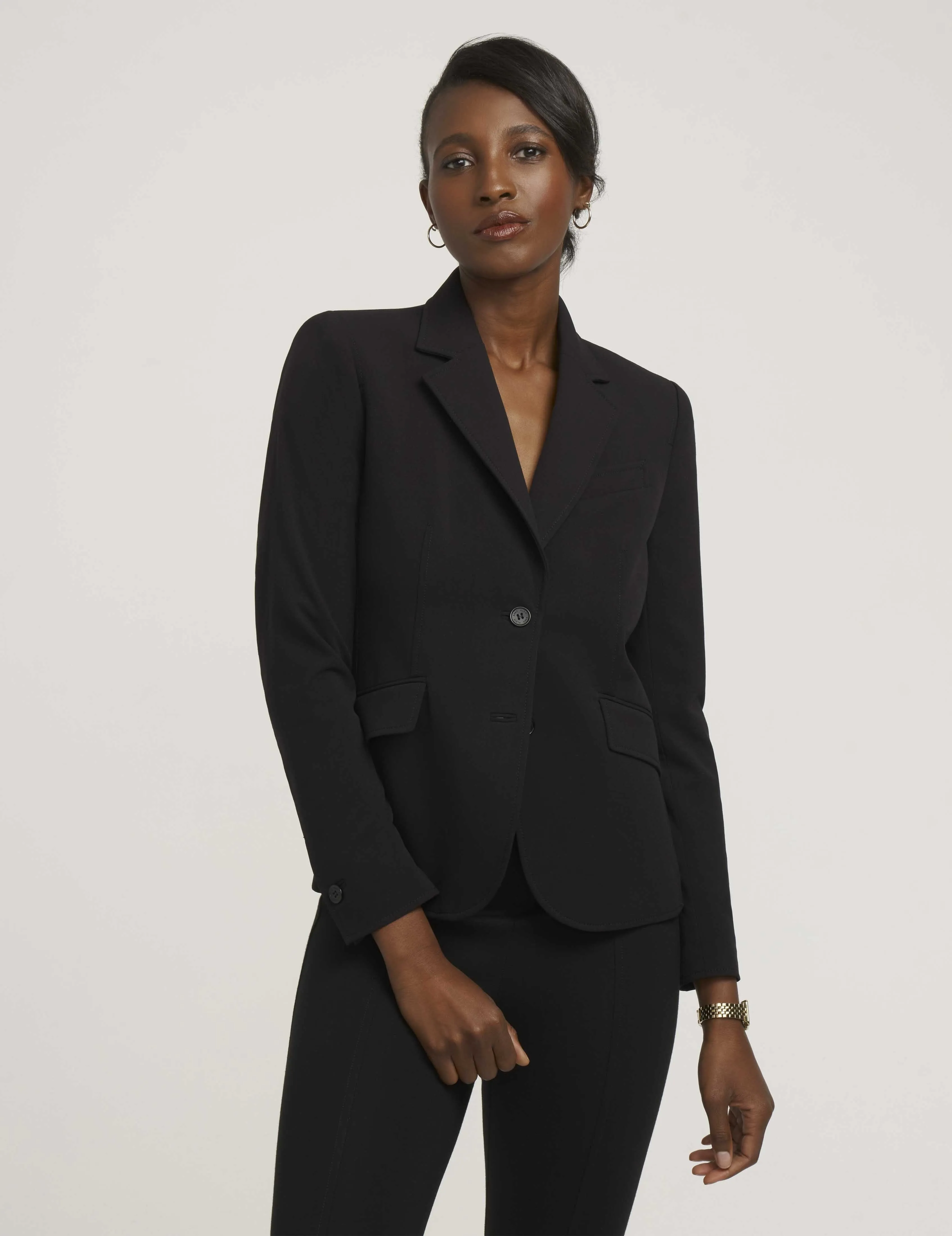 Notch Collar 2 Button Jacket- Sale sold by Anne Klein