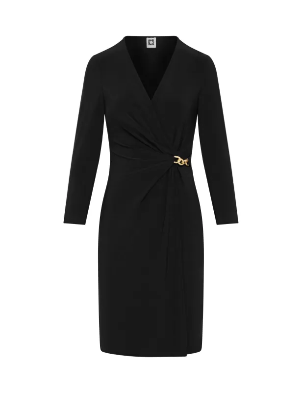 Solid Classic Wrap Dress - Clearance sold by Anne Klein