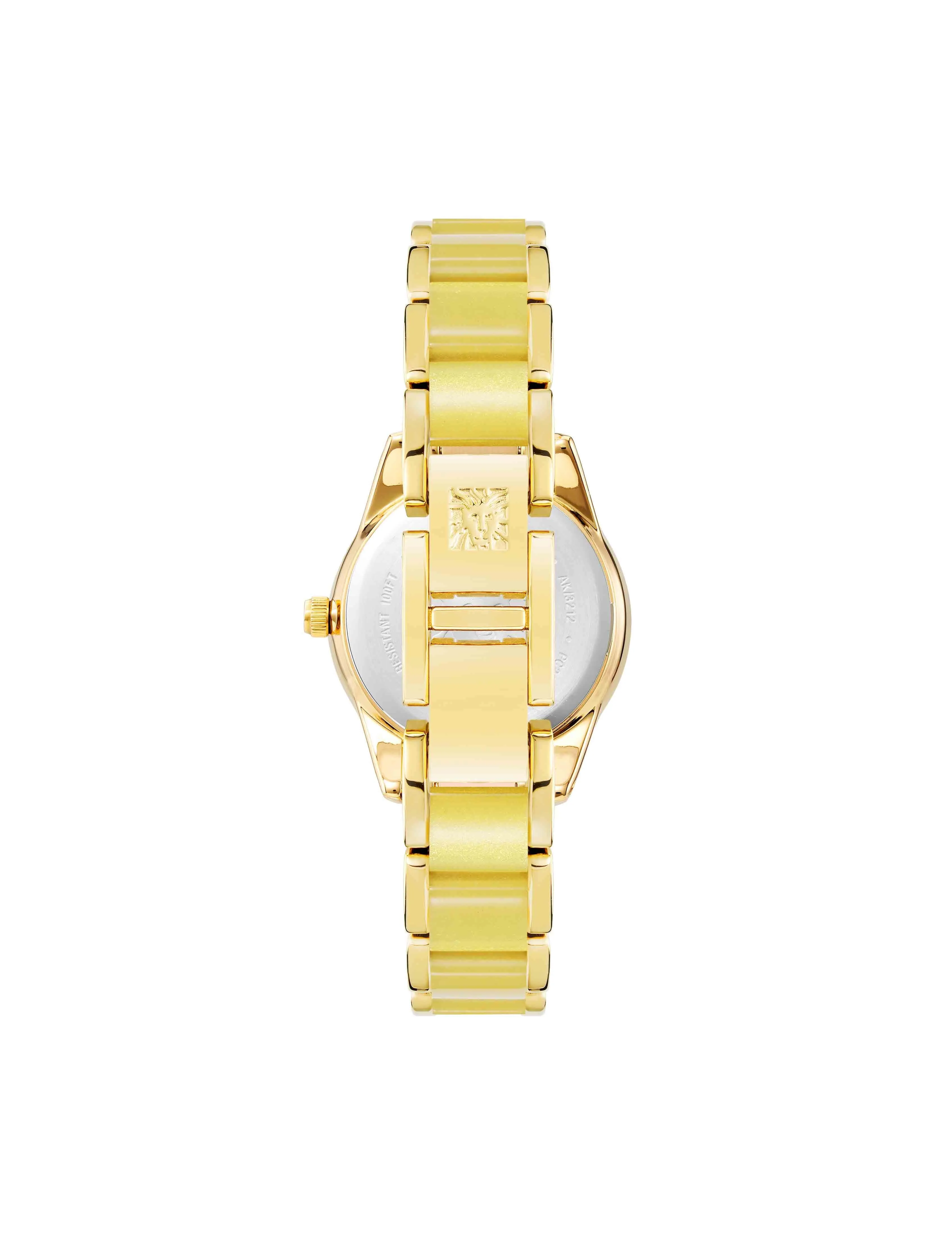 Pearlescent Acetate Link Bracelet Watch sold by Anne Klein product image thumbnail 2