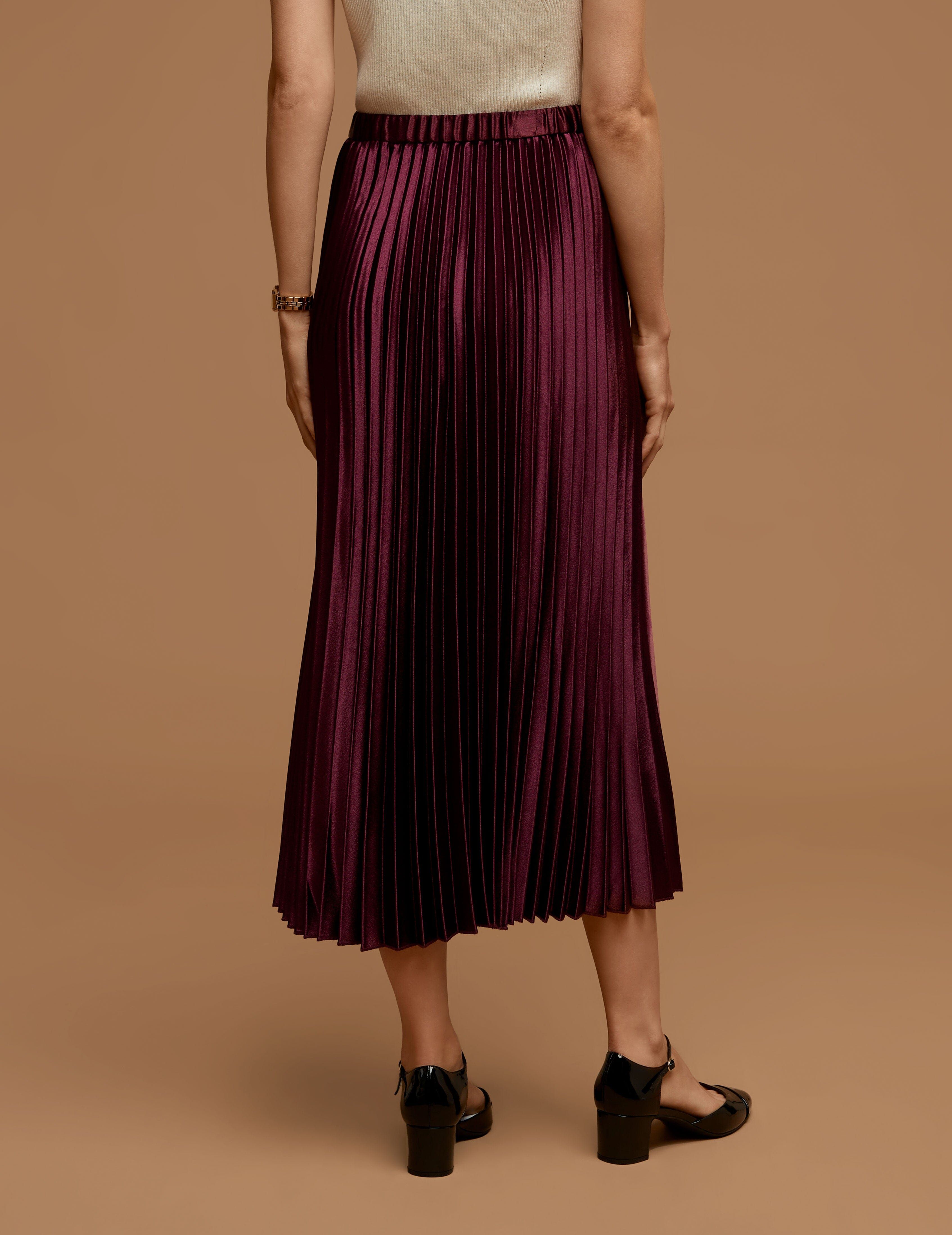 Pull On Pleated Skirt sold by Anne Klein product image thumbnail 2