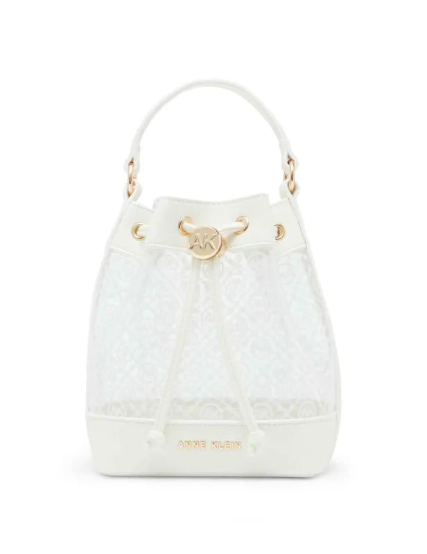 Ring Logo Clear Bucket Crossbody With Card Case sold by Anne Klein