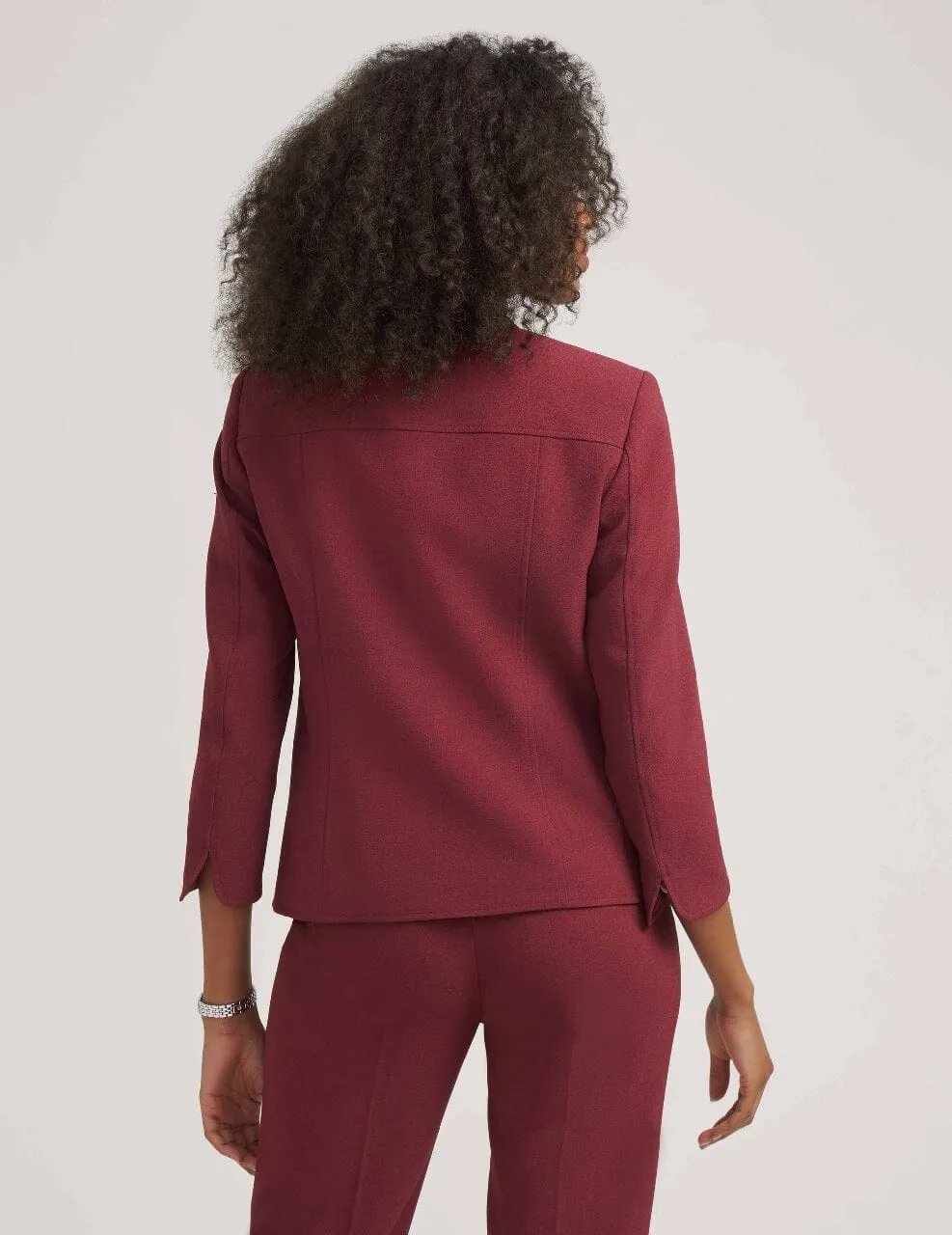 Volume Compression Stand Collar Jacket- Sale sold by Anne Klein product image thumbnail 2