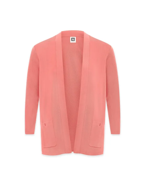 Plus Size Two Pocket Malibu Cardigan- Clearance made by Anne Klein