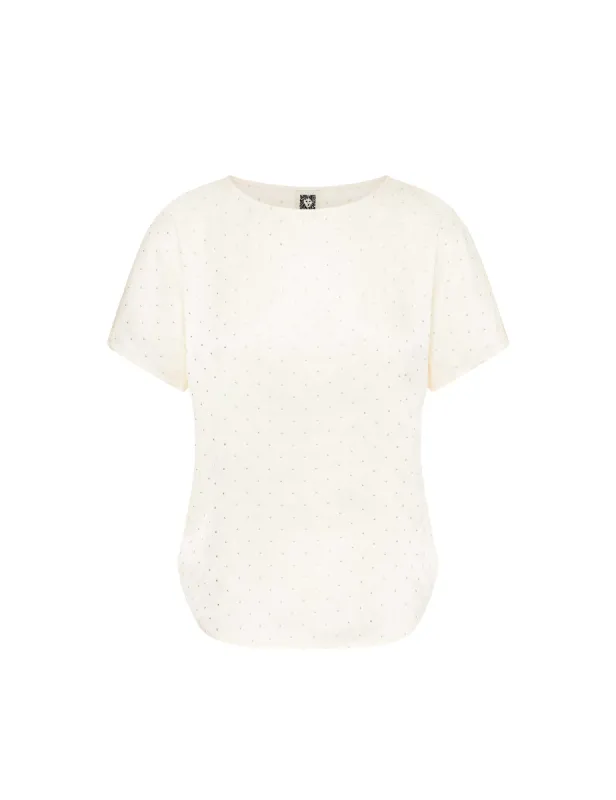 Dew Drop Bateau Neck Blouse- Clearance sold by Anne Klein