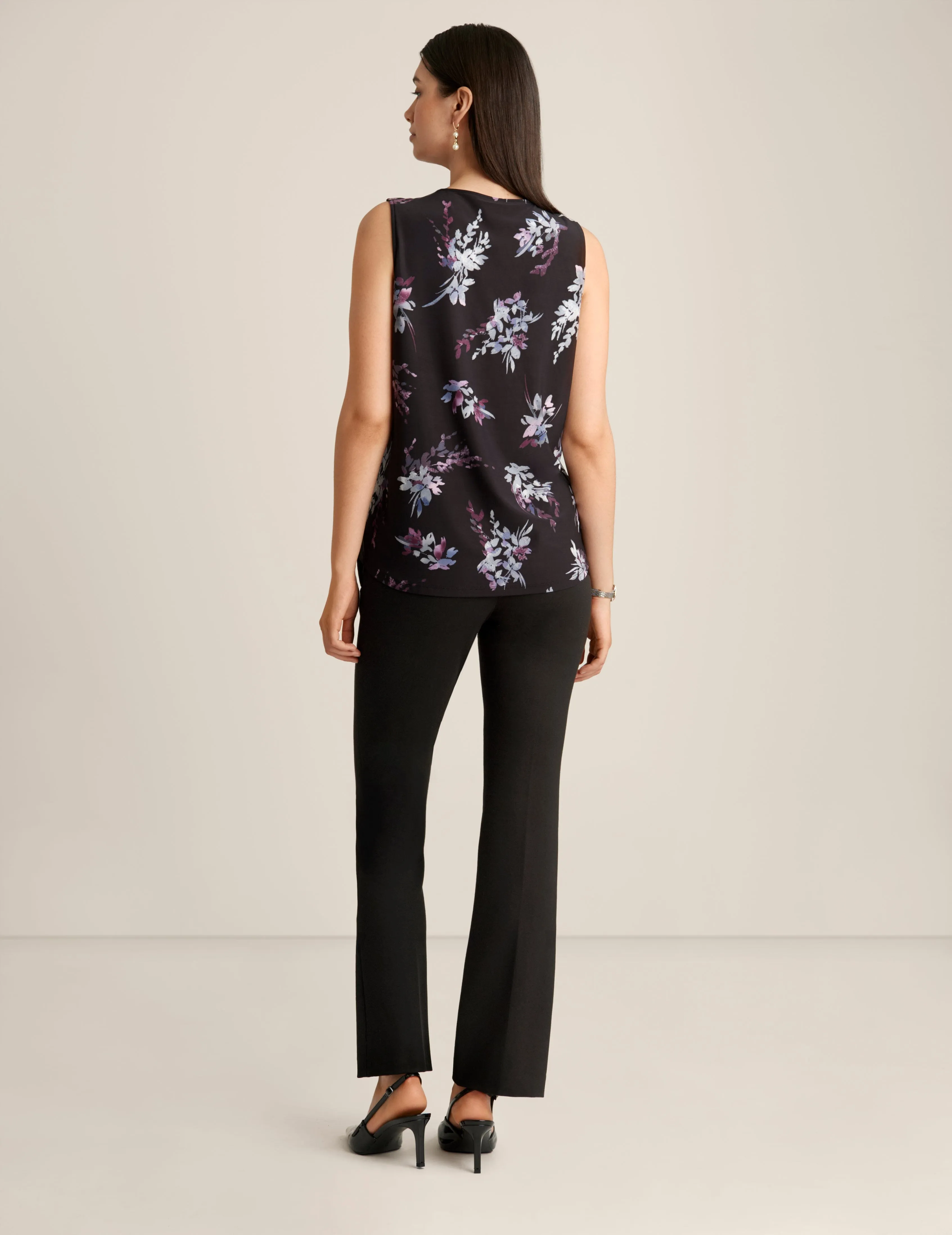 Printed Pleat Front Shell sold by Anne Klein product image thumbnail 2