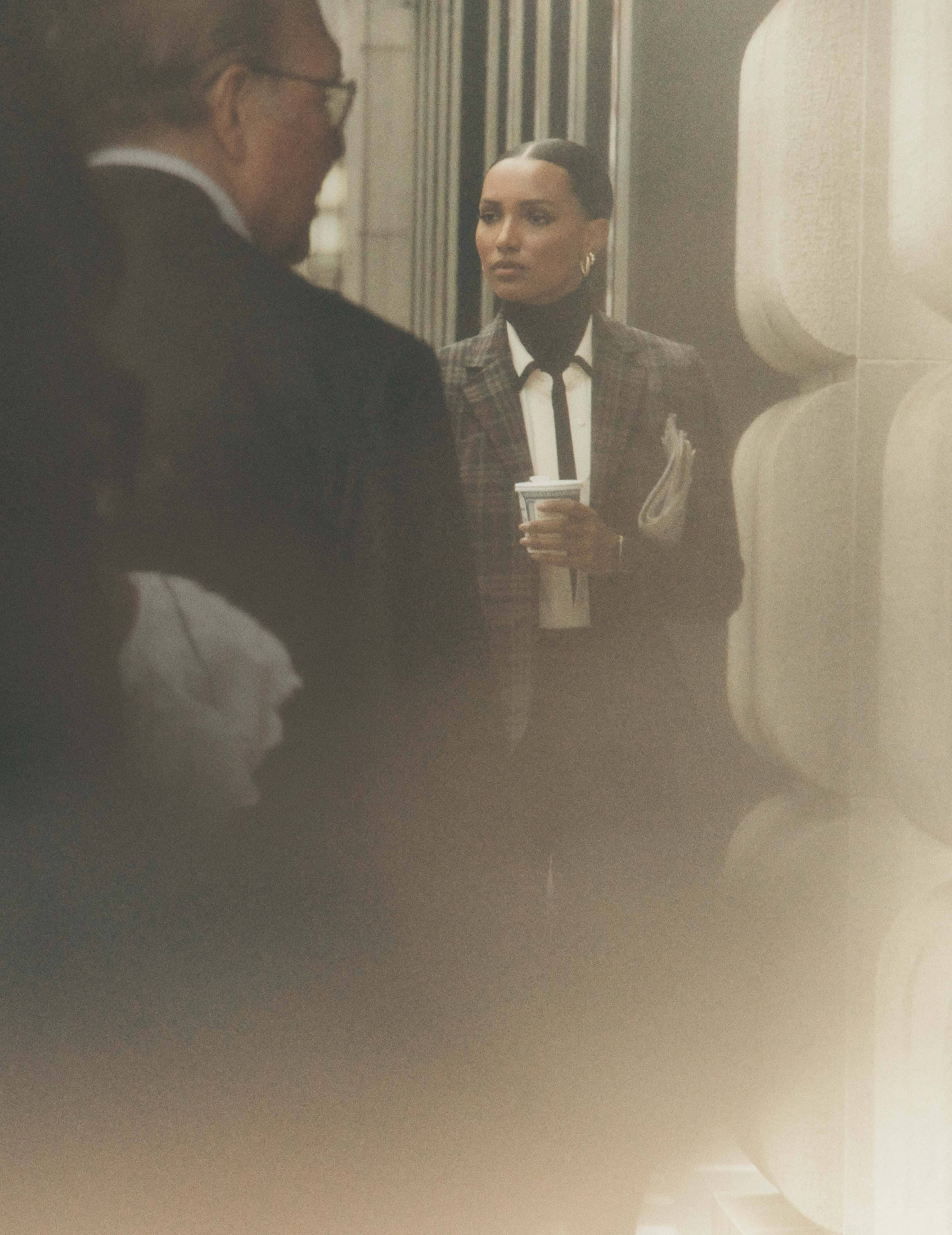 Pull on Plaid Hollywood Waist Straight Ankle sold by Anne Klein product image thumbnail 5