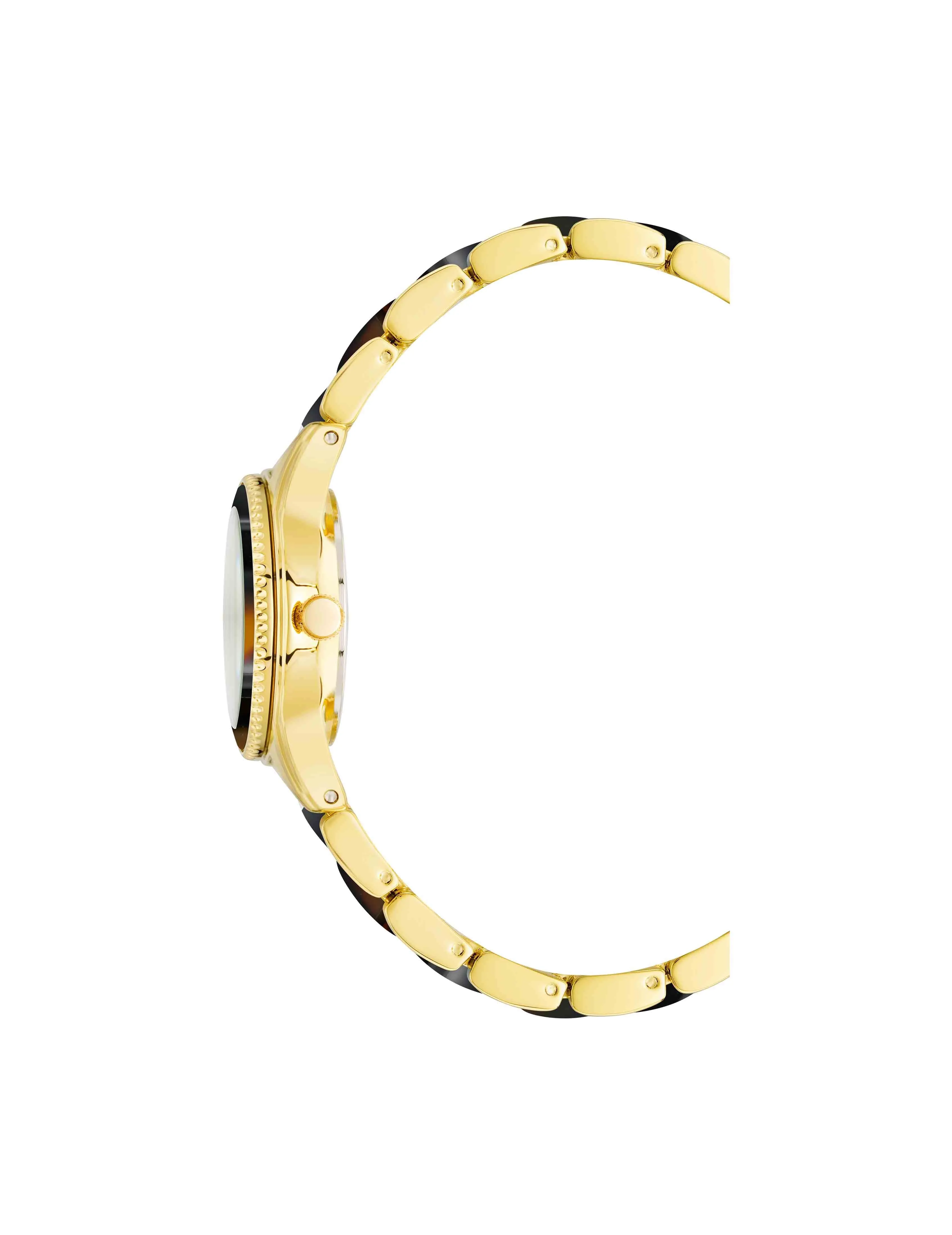 Pearlescent Acetate Link Bracelet Watch sold by Anne Klein product image thumbnail 3