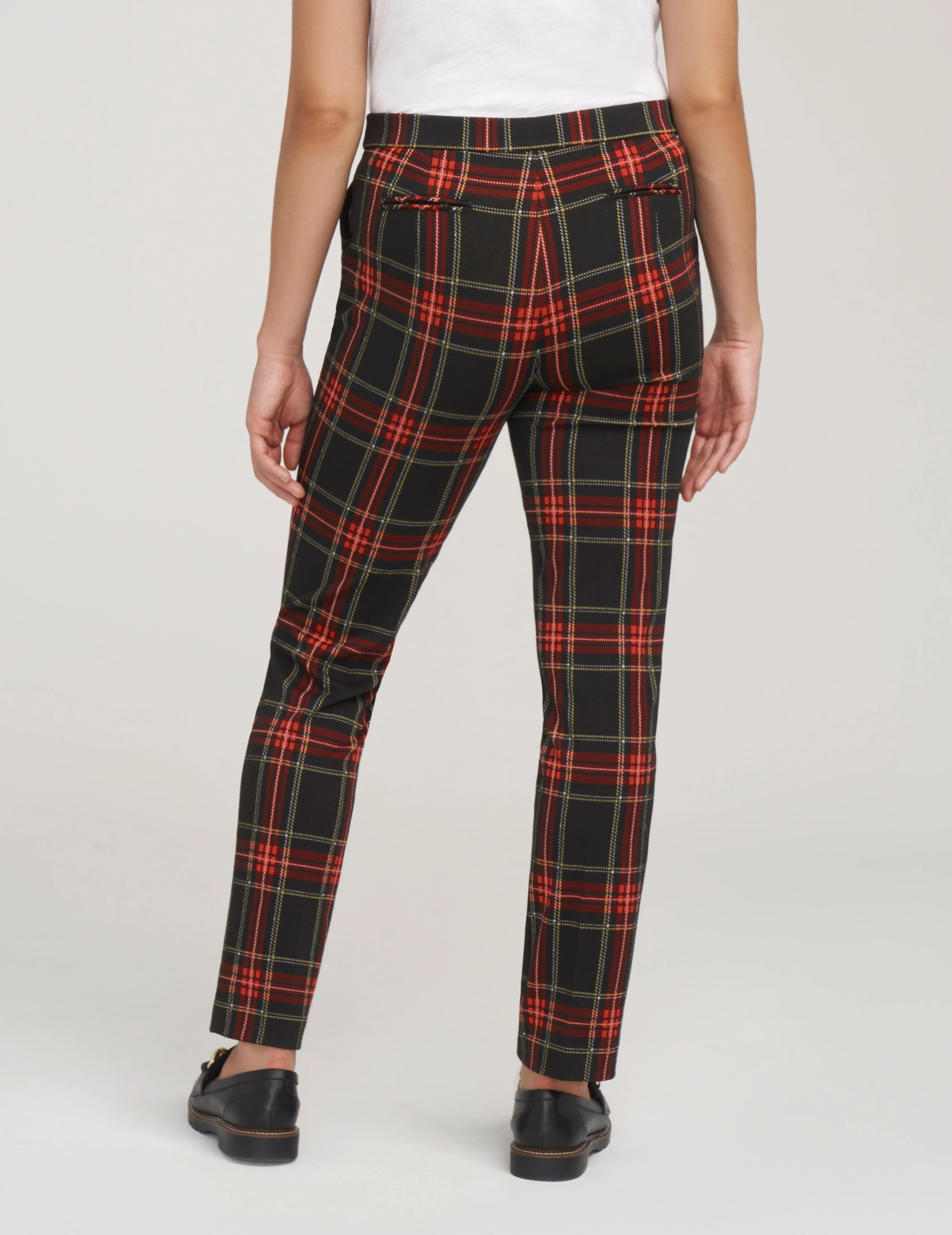 Plaid Slim Ankle Pant- Sale sold by Anne Klein product image thumbnail 3