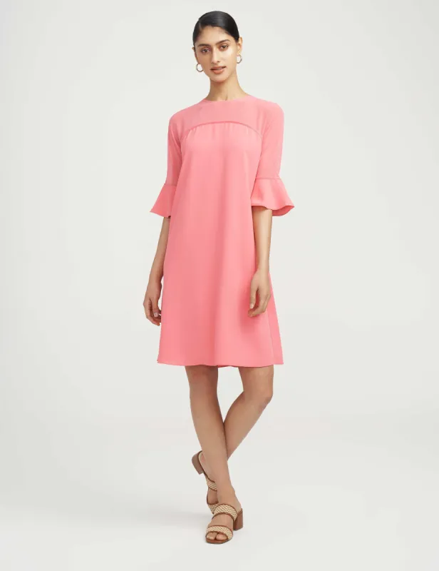 Bell Sleeve Chiffon A-line Dress- Sale sold by Anne Klein