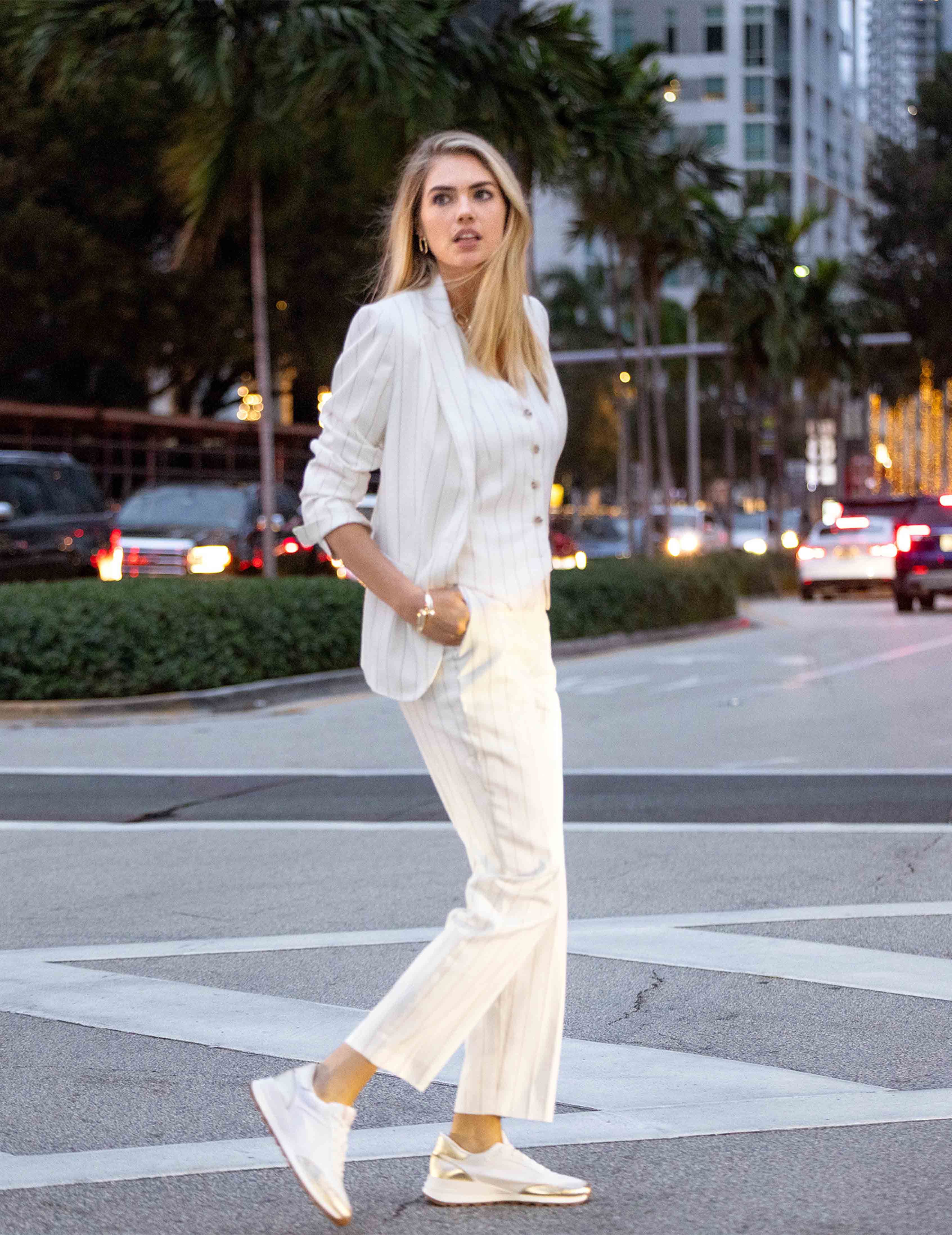 Grace Straight Ankle Pant sold by Anne Klein