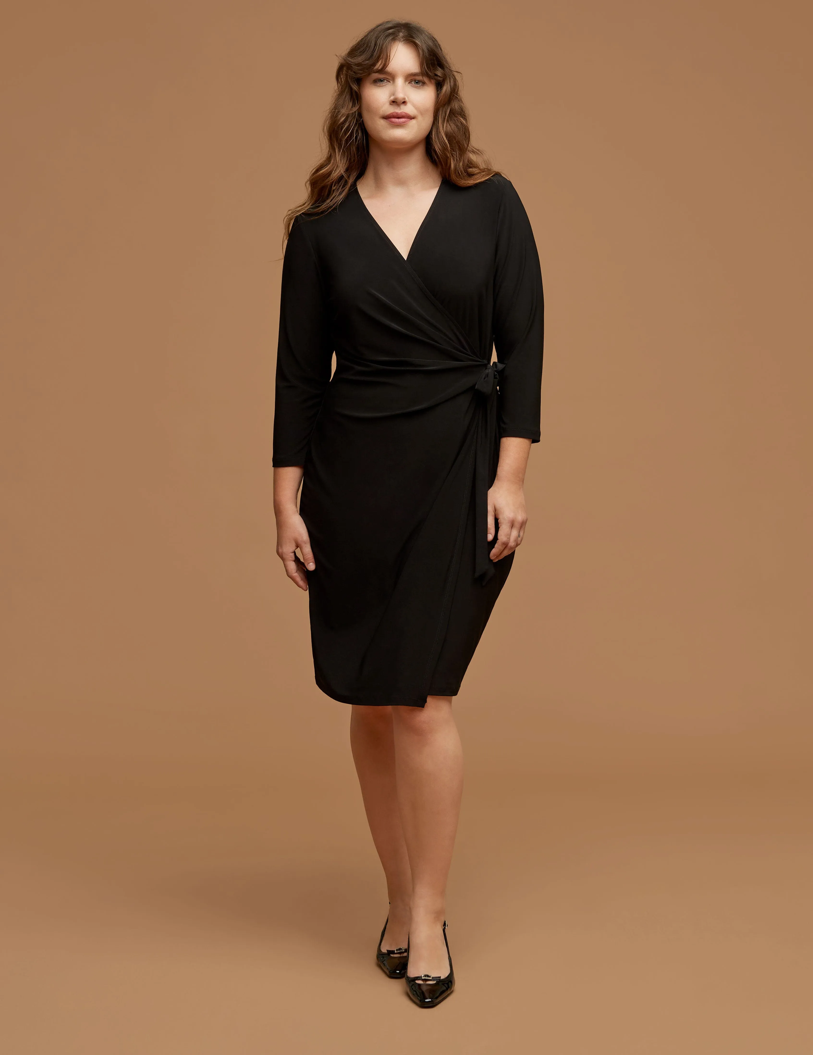 Plus Size Wrap Dress sold by Anne Klein