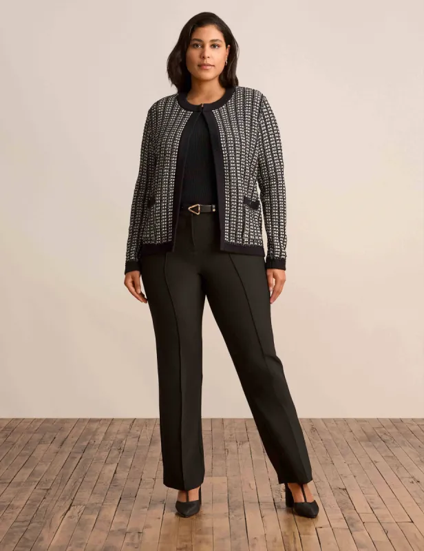 Texture Kissing Front Cardigan sold by Anne Klein