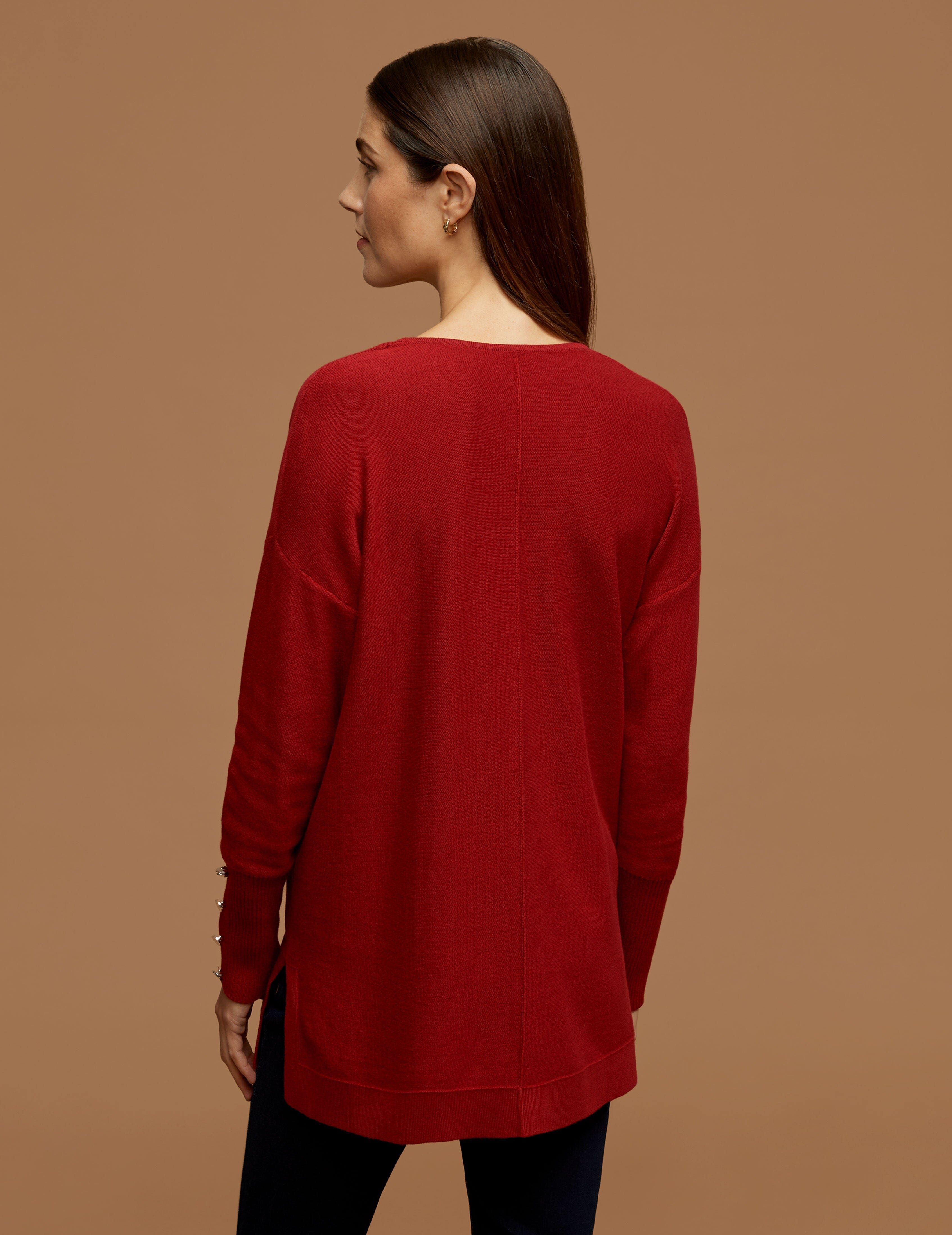 V Neck Long Sleeve With Buttons sold by Anne Klein product image thumbnail 2