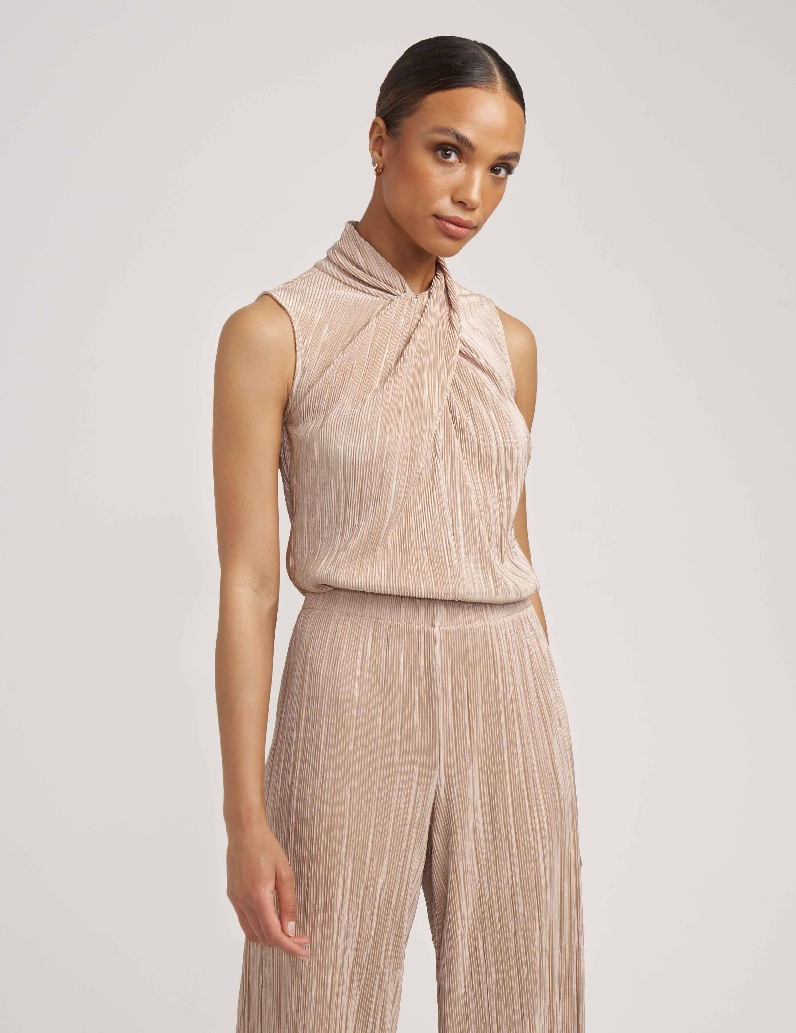 Charmeuse Sleeveless Twist Neck Top- Sale sold by Anne Klein product image thumbnail 2