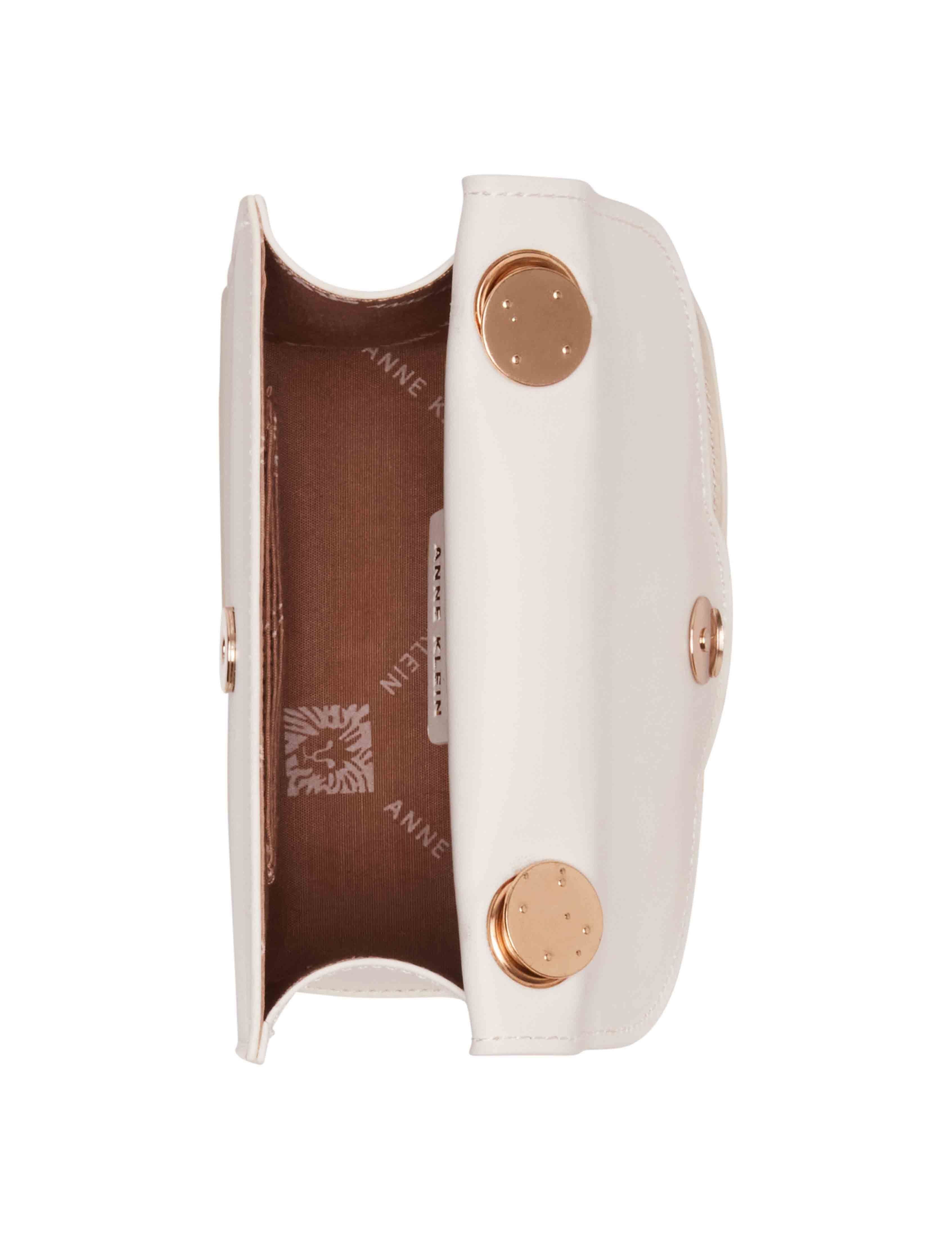 Square Flap Crossbody With Floral Applique sold by Anne Klein product image thumbnail 4