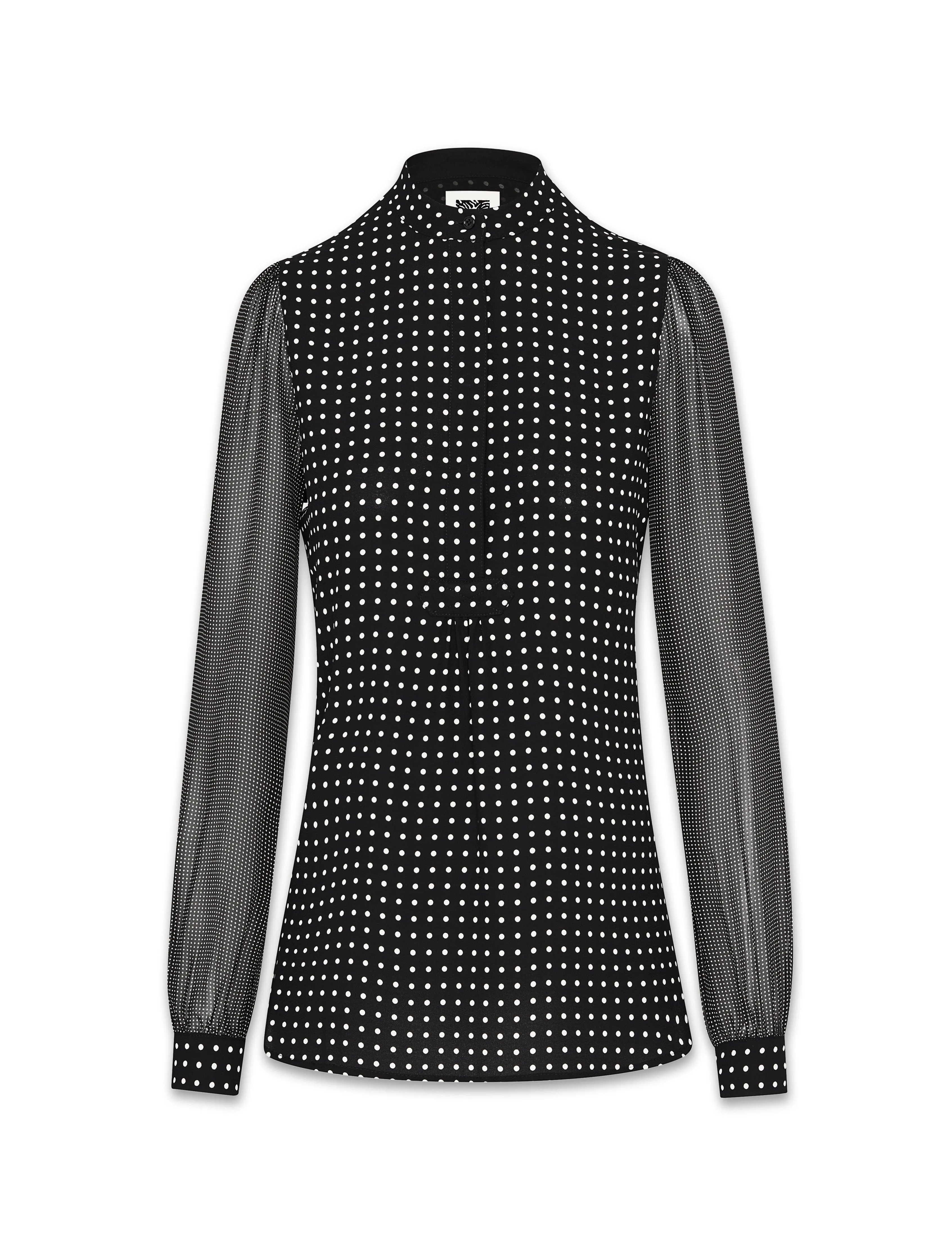 Petite Long Sheer Sleeve Poet Blouse sold by Anne Klein product image thumbnail 3