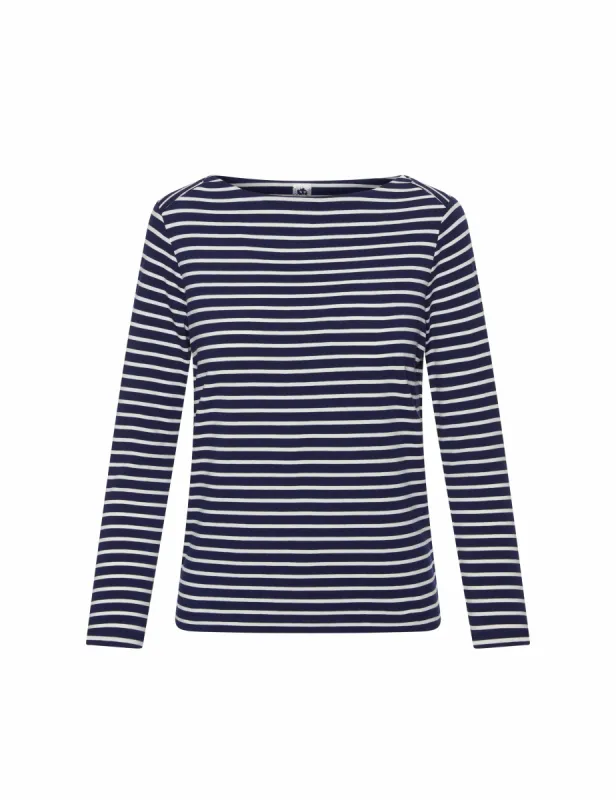 Jersey Striped Boat Neck Top- Clearance sold by Anne Klein